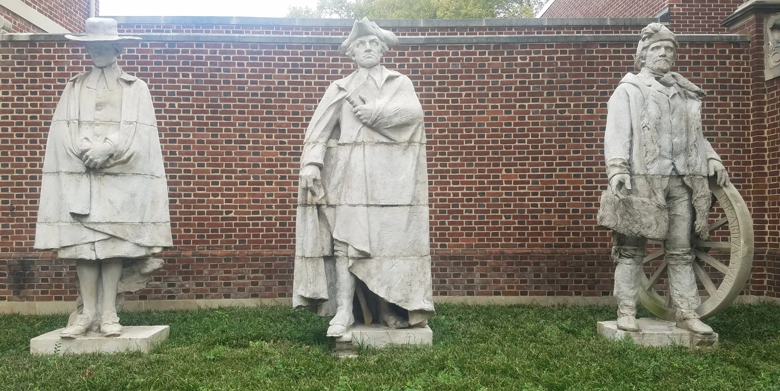 Pictured are Samuel Davies, James Caldwell and Marcus Whitman (photo credit: R. Andrew Myers).