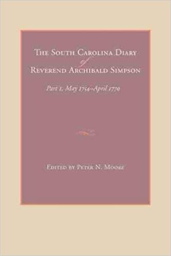 Moore, Peter N., The South Carolina Diary of Reverend Archibald Simpson.jpg