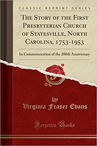 Evans, Virginia Fraser, The Story of the First Presbyterian Church of Statesville, North Carolina.jpg