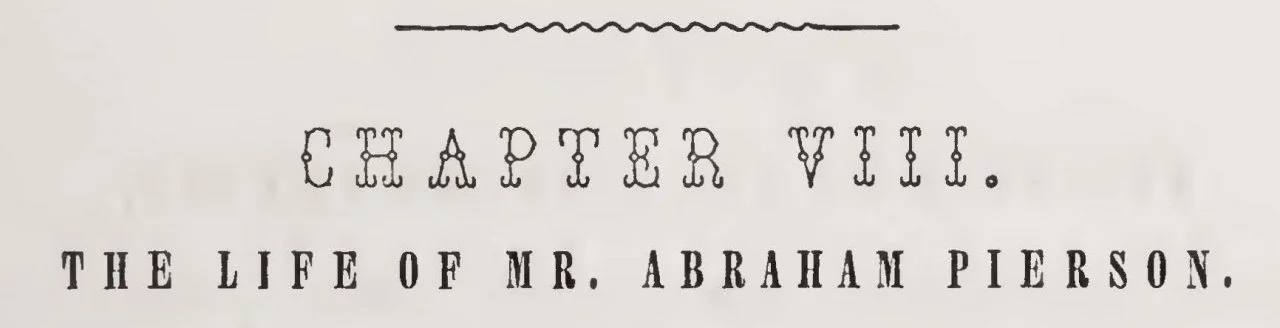 Abraham Pierson Sr (c 1611 1678) Log College Press