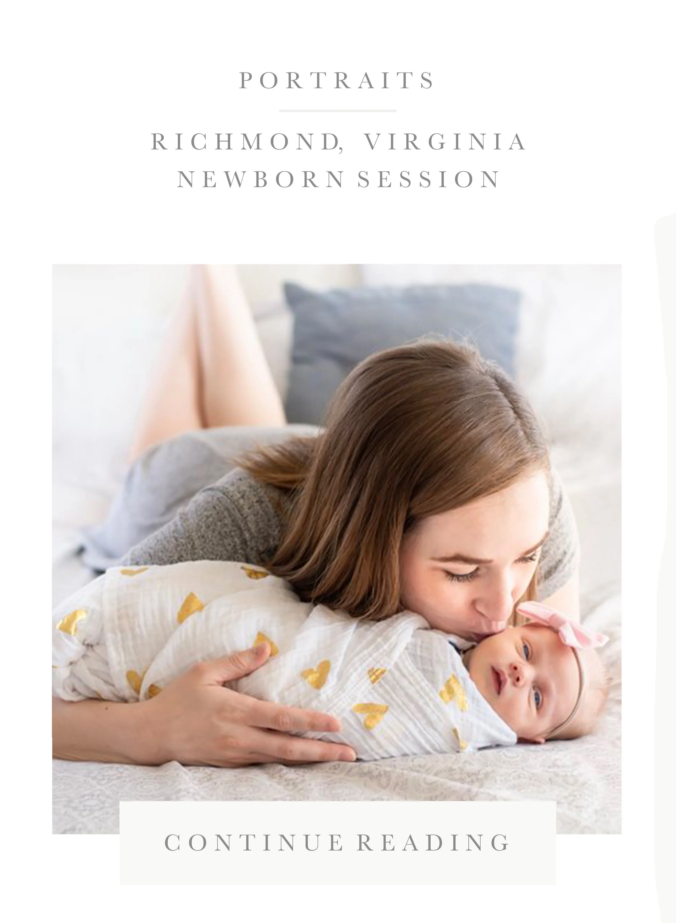 Sweet little Reagan | Richmond, Virginia Lifestyle Newborn Photographer