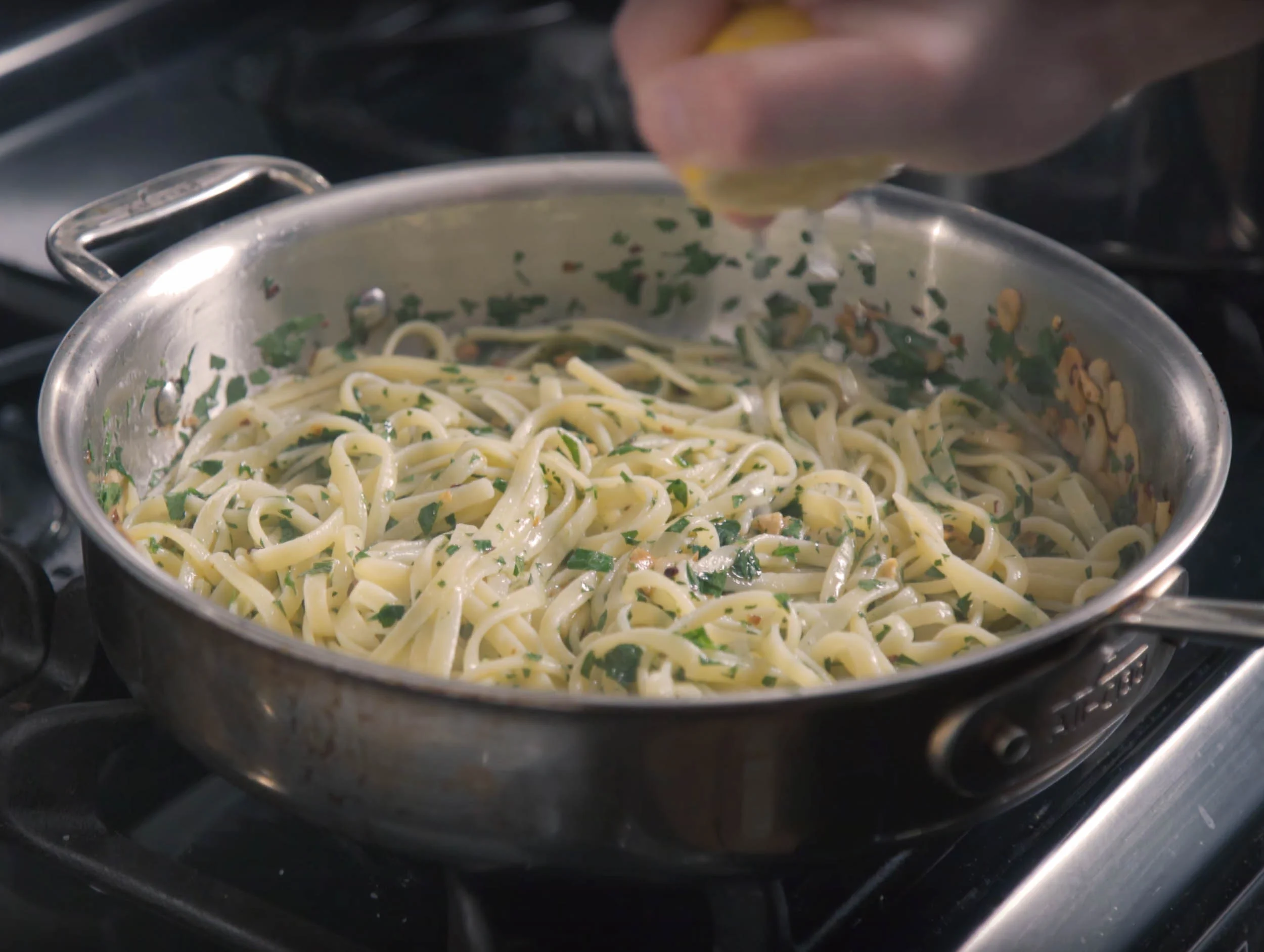 Pasta Aglio e Olio inspired by Chef — Binging With Babish