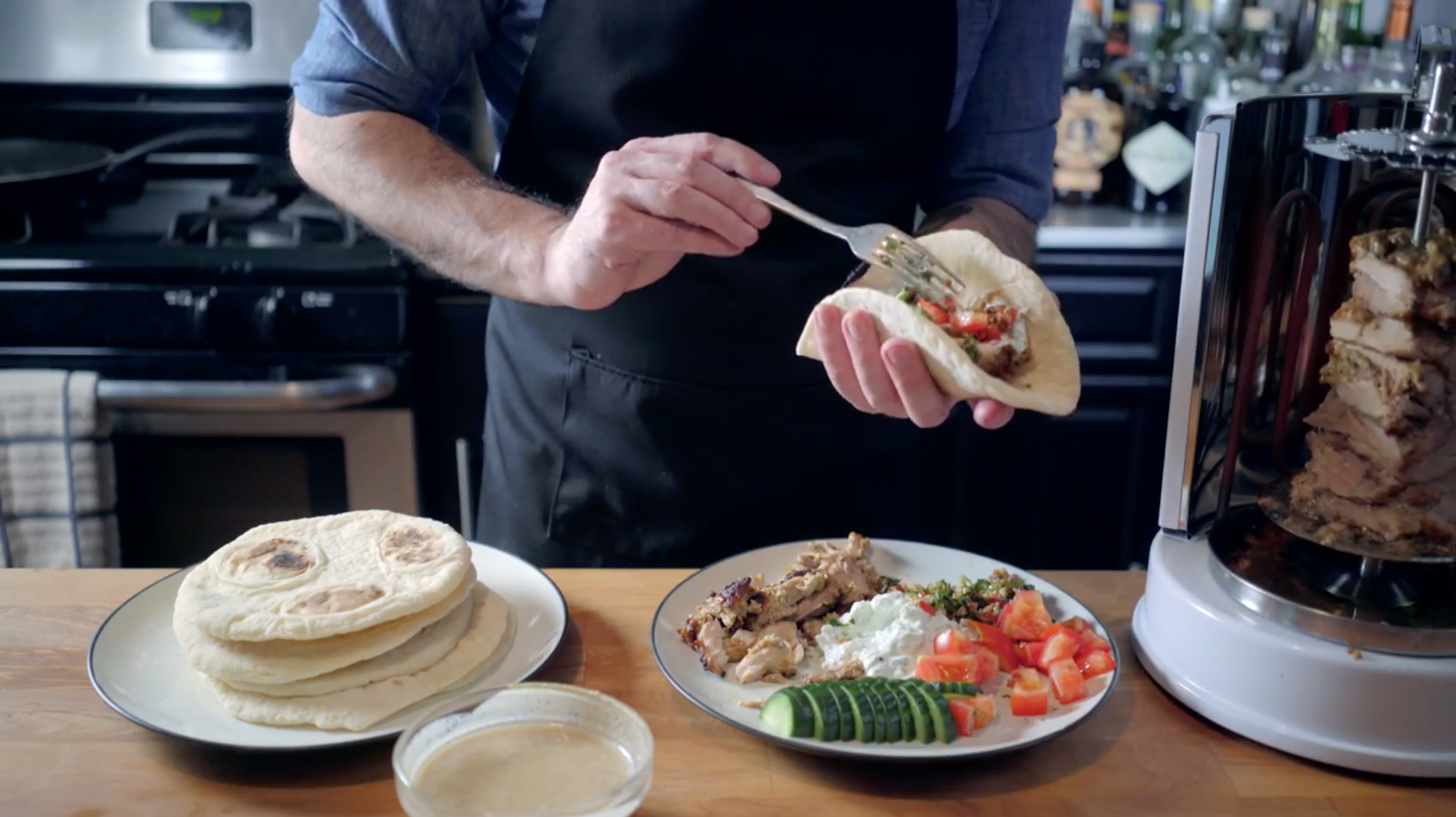 Shawarma inspired by The Avengers