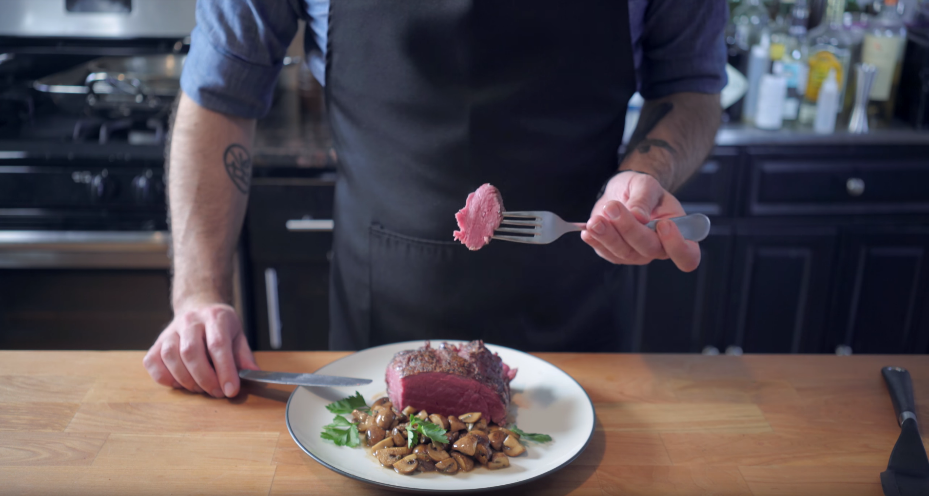 Chateaubriand Steak inspired by The Matrix