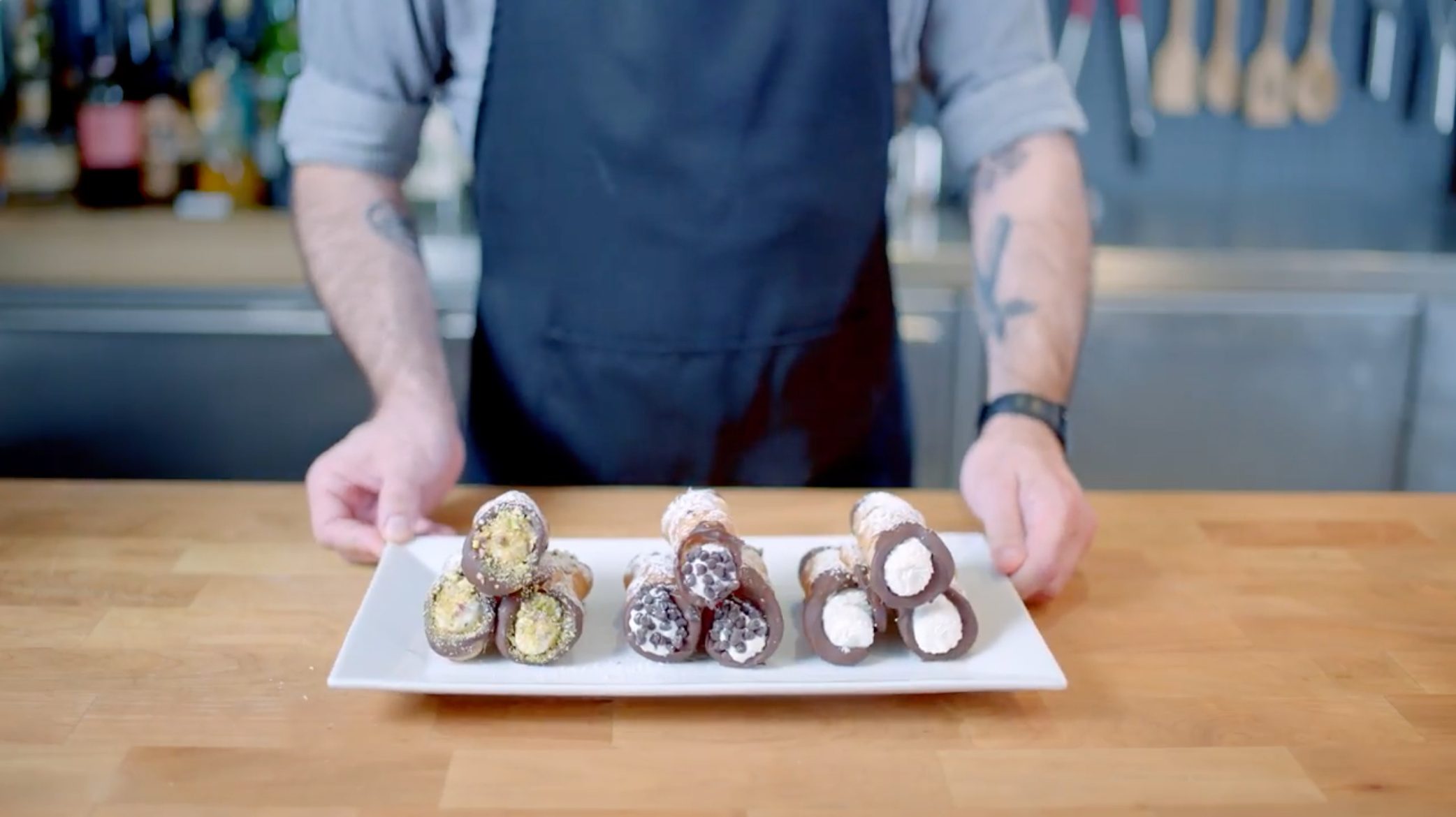 Cannolis inspired by The Godfather