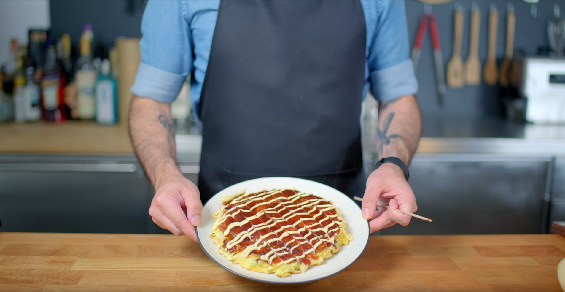 Okonomiyaki inspired by Sweetness & Lightning — Binging With Babish