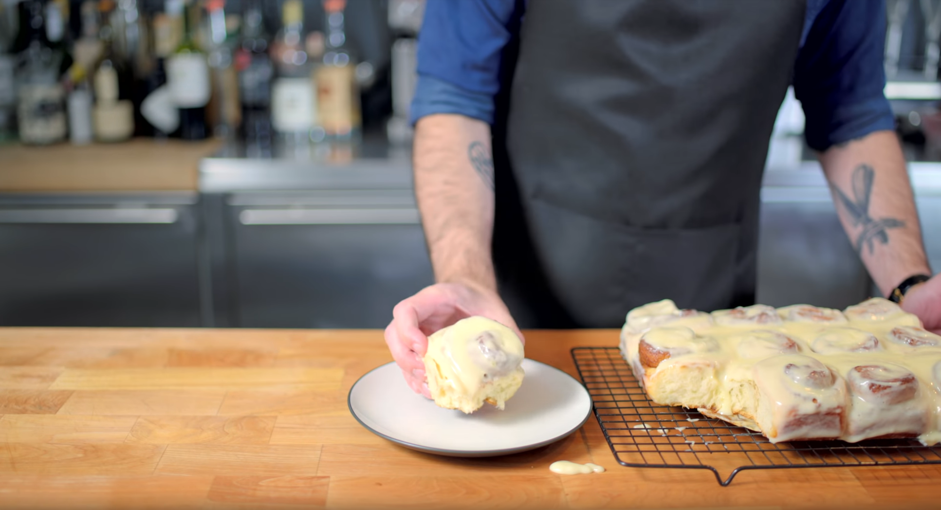 Cinnamon Rolls inspired by Jim Gaffigan's Stand Up (sort of)