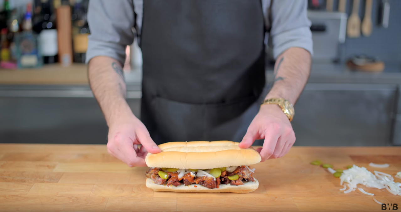 Ribwich inspired by The Simpsons