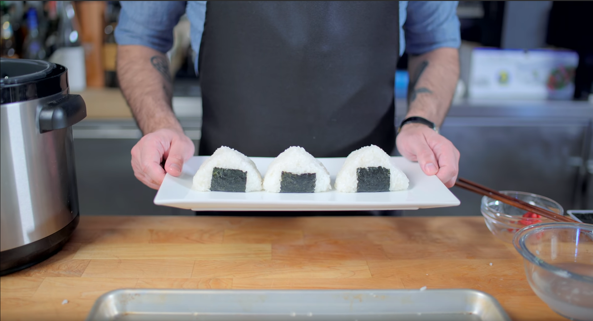 Brock S Onigiri Inspired By Pokemon Binging With Babish
