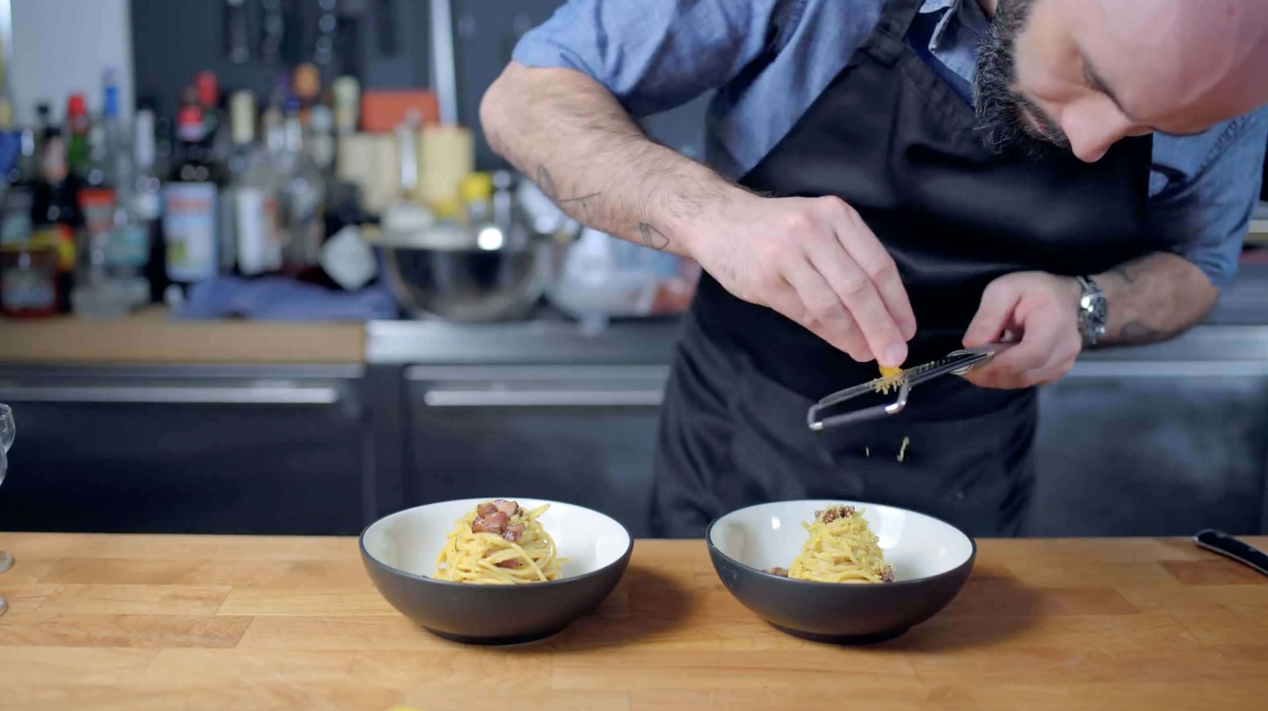The Perfect Bite (and Duck Carbonara) inspired by YOU