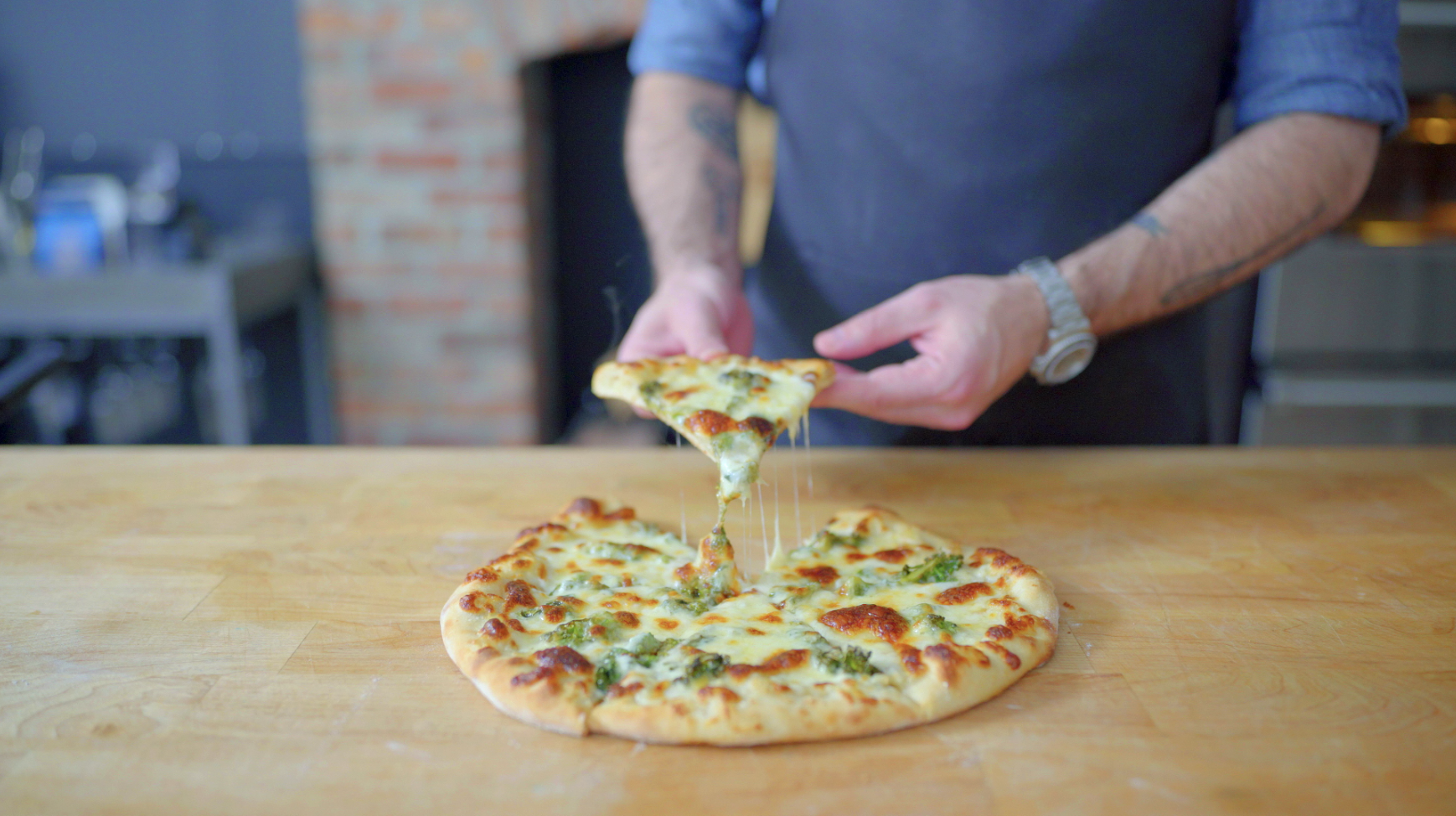 Sourdough Broccoli Pizza inspired by Inside Out