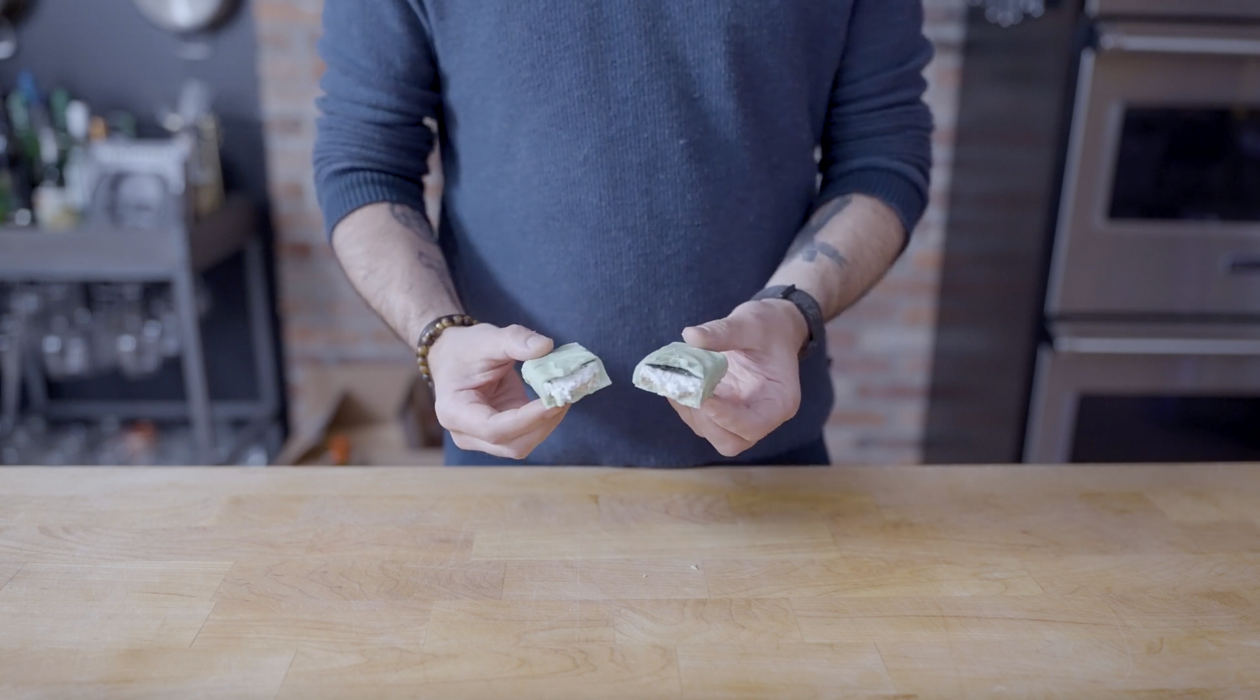 Kelp Nougat Crunch Bars inspired by Spongebob Squarepants