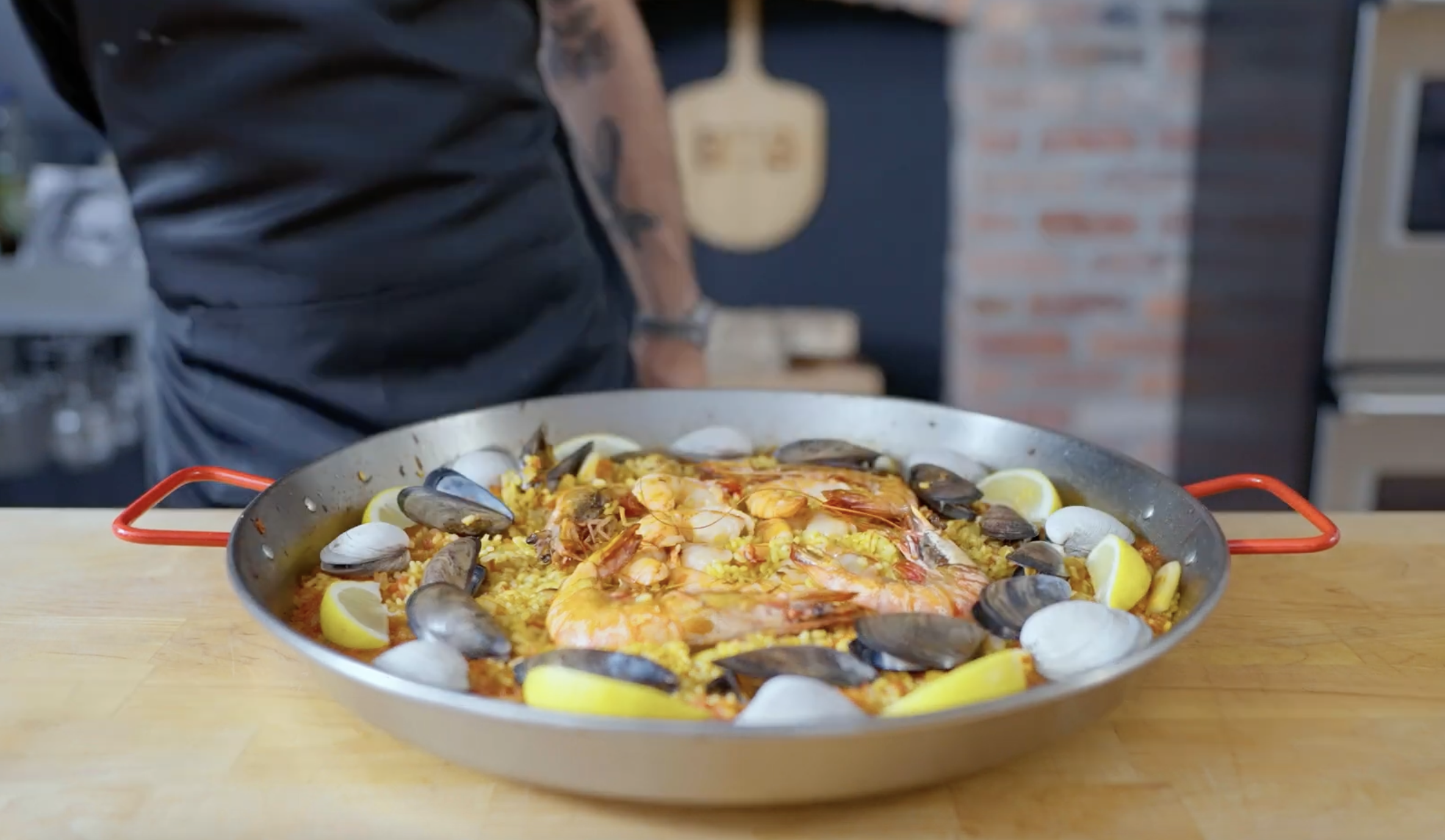 Seafood Paella inspired by Parks and Rec