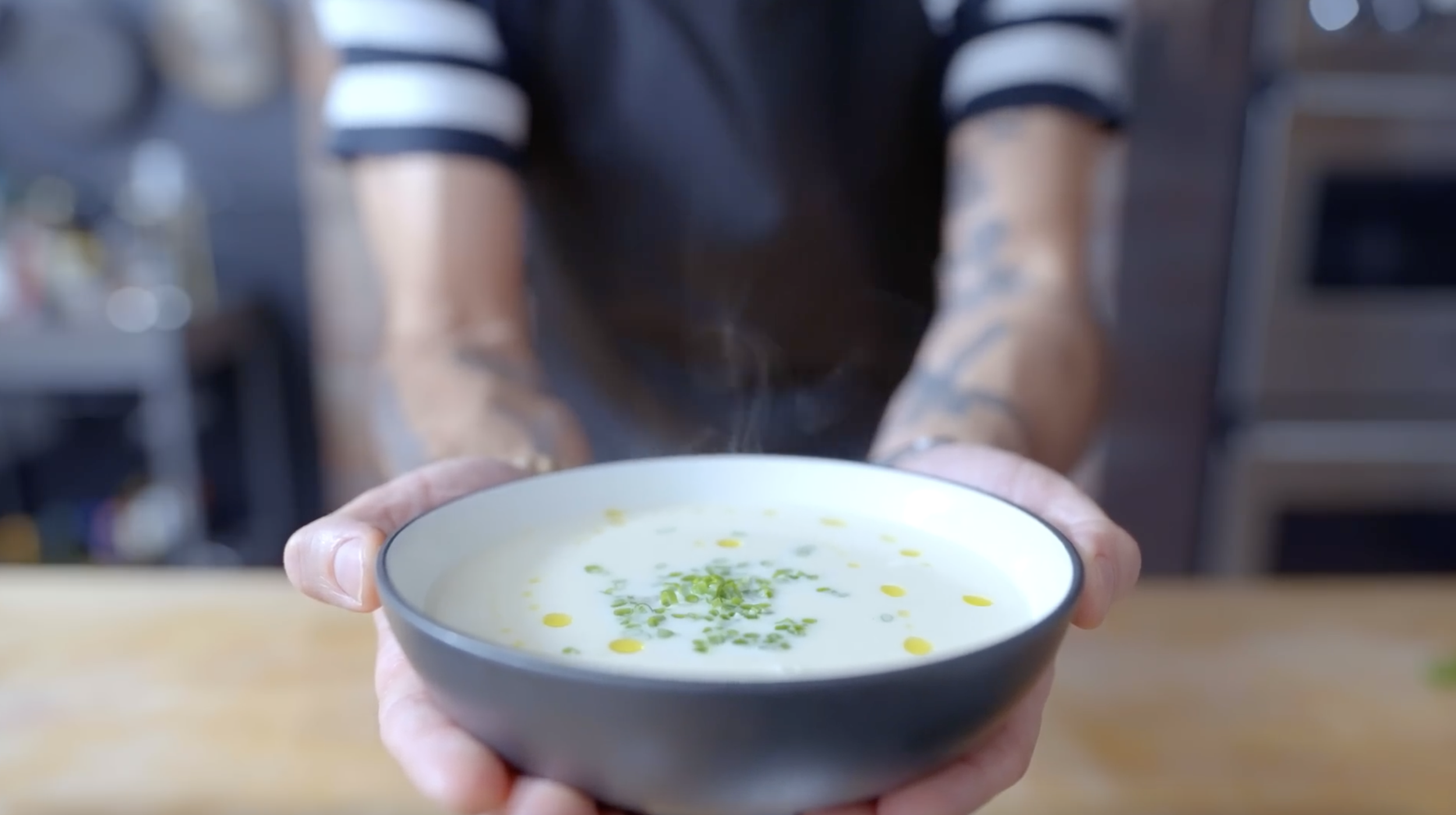 Potato Leek Soup inspired by Ratatouille — Binging With Babish