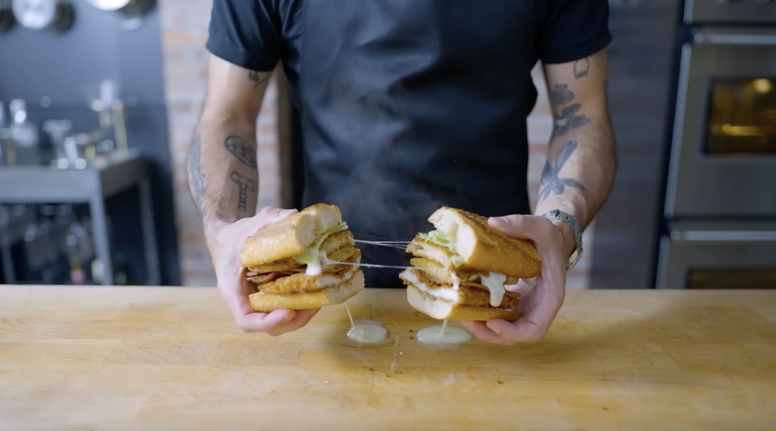 The Crispiest Sandwich inspired by They Kidnapped my Son on Christmas