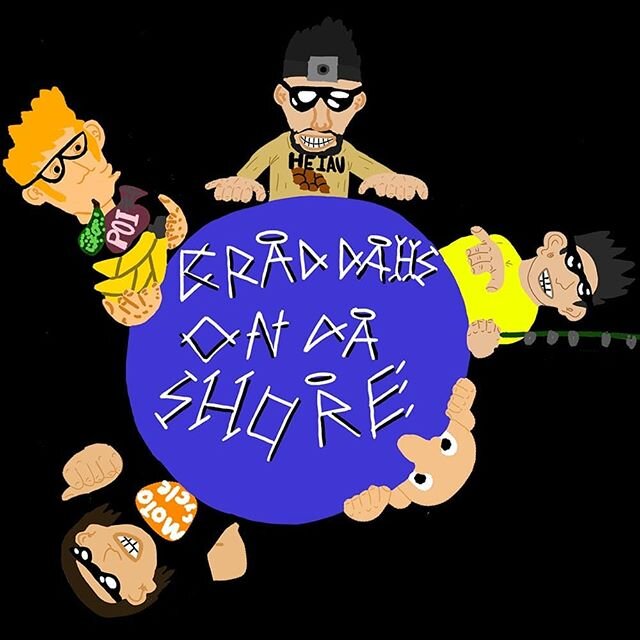 Braddah Jared @jaykuebee making some new sick art for the channel! Go check out his work. I dig it.
.
.
.
#shakafishing #hawaii #art