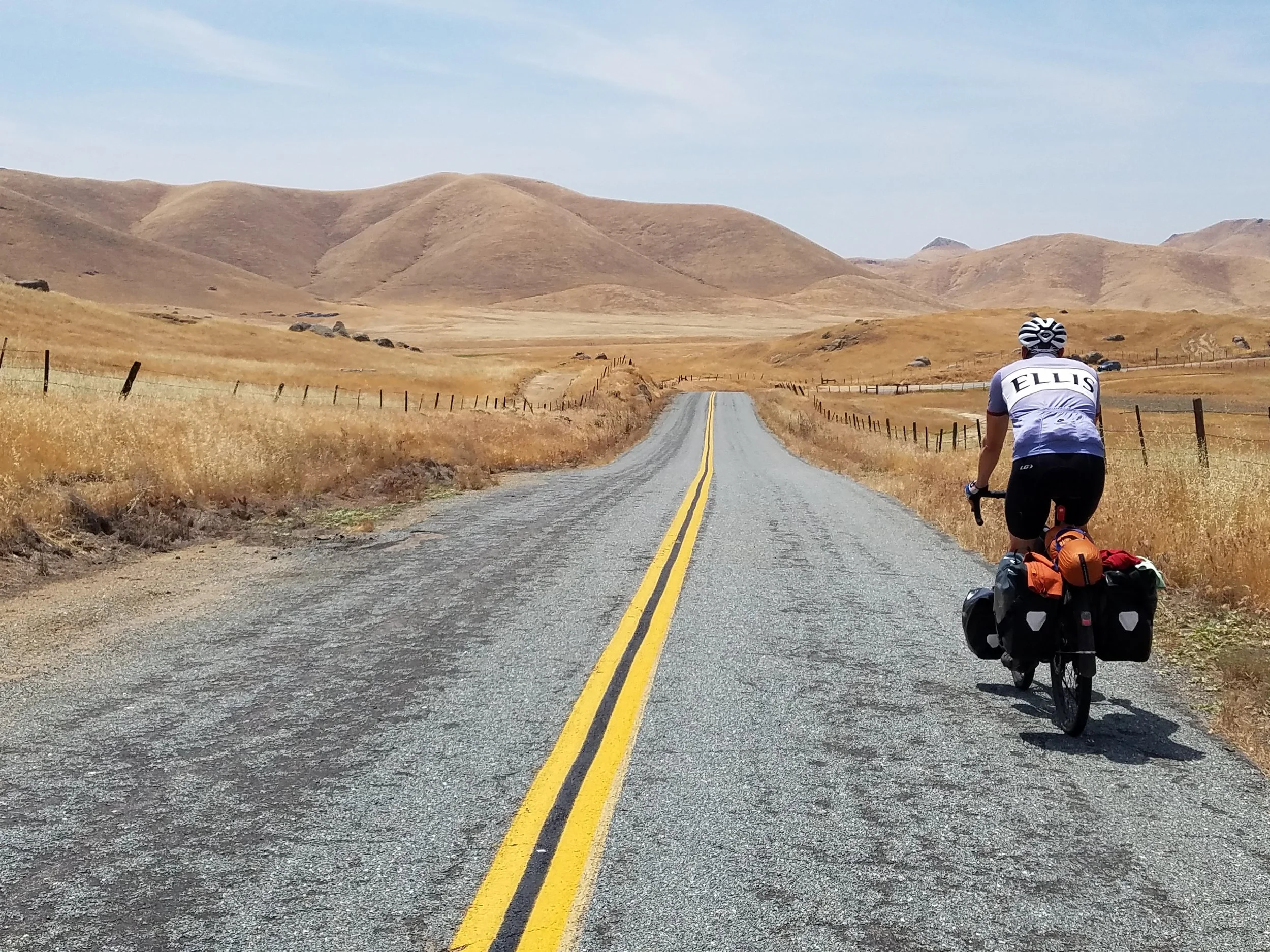 The golden hills of California
