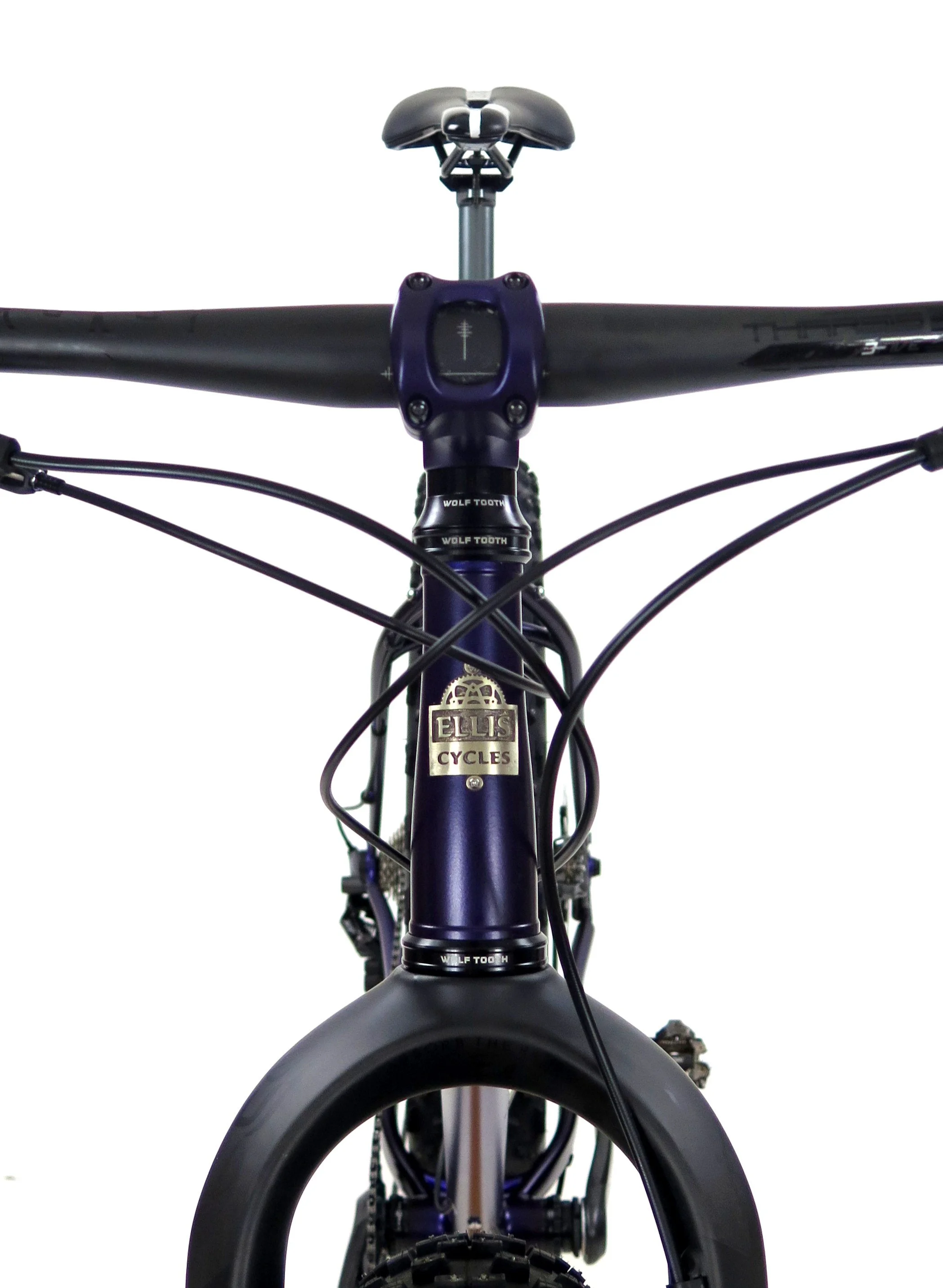  The new Ellis Cycles headbadge classes things up! 