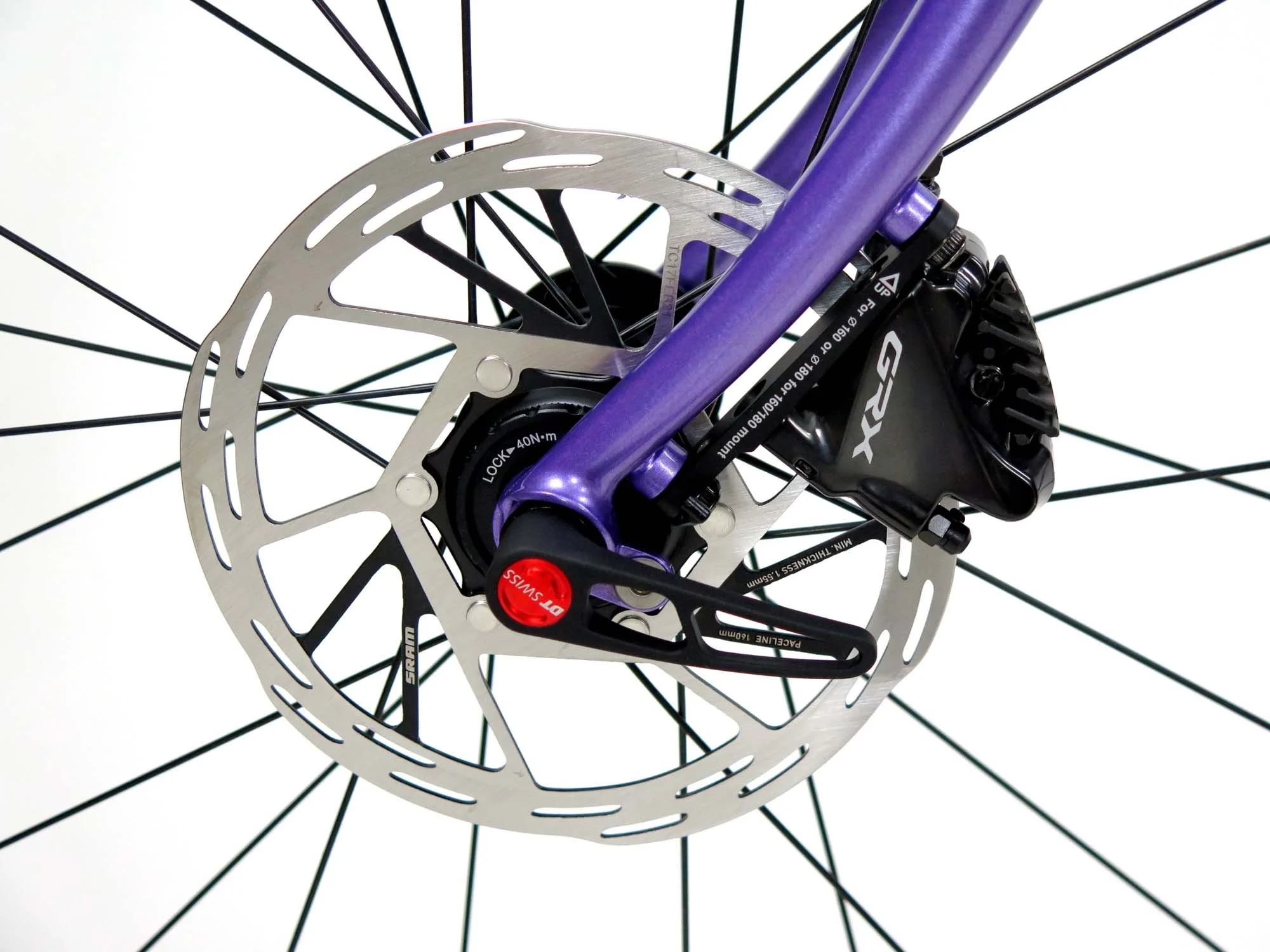  My custom flat mount brake setup with thru-axles and fender mounts.   