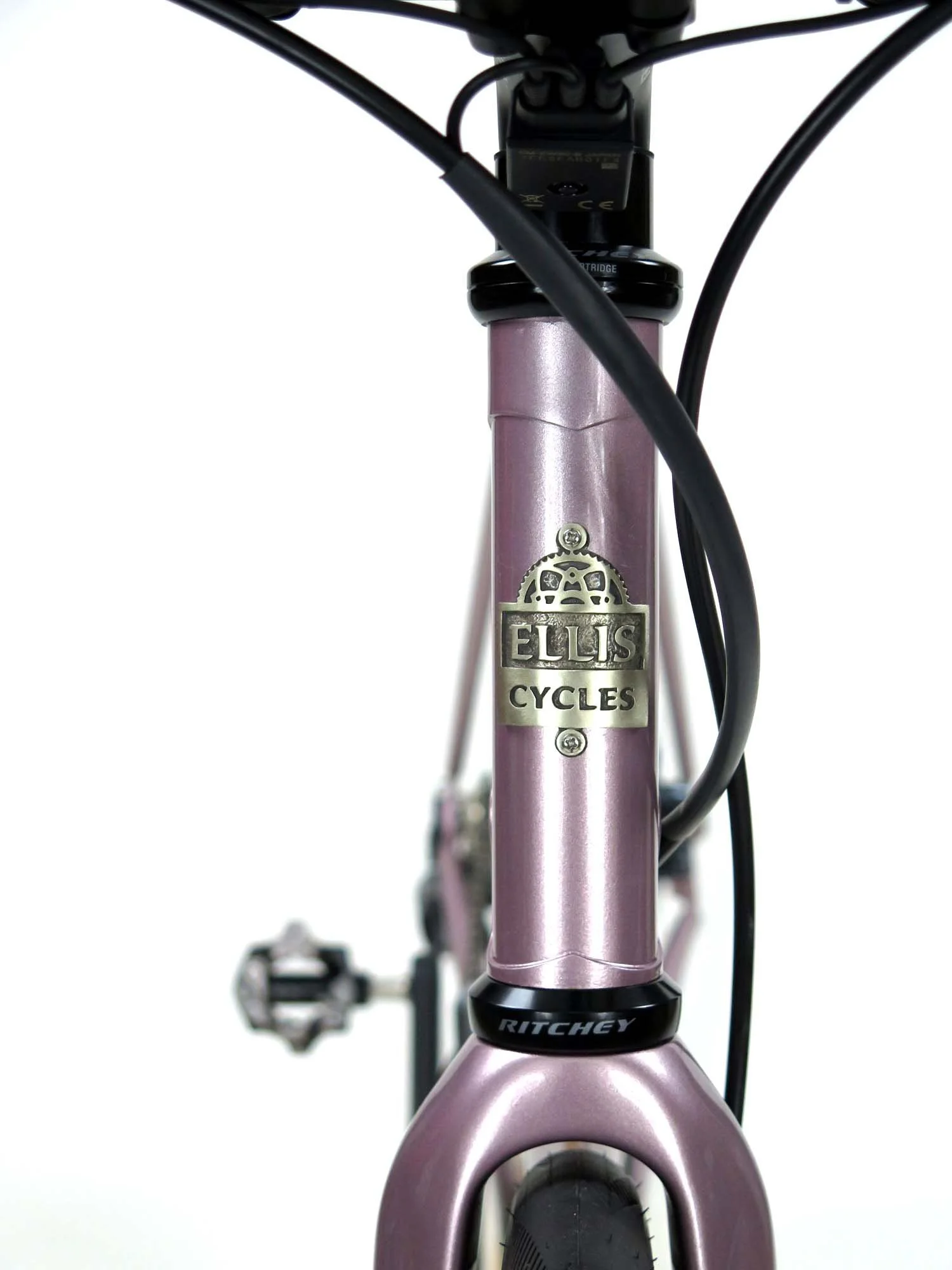  Mark got one of my first headbadges on his Strada Disc.   