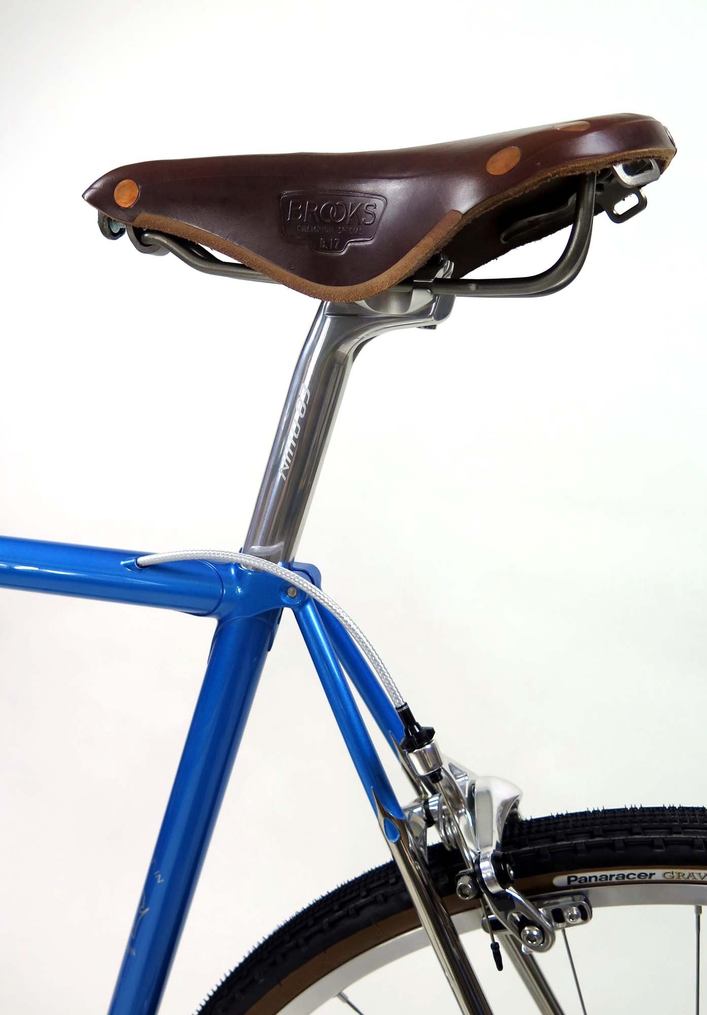  Of course, a Brooks saddle.   