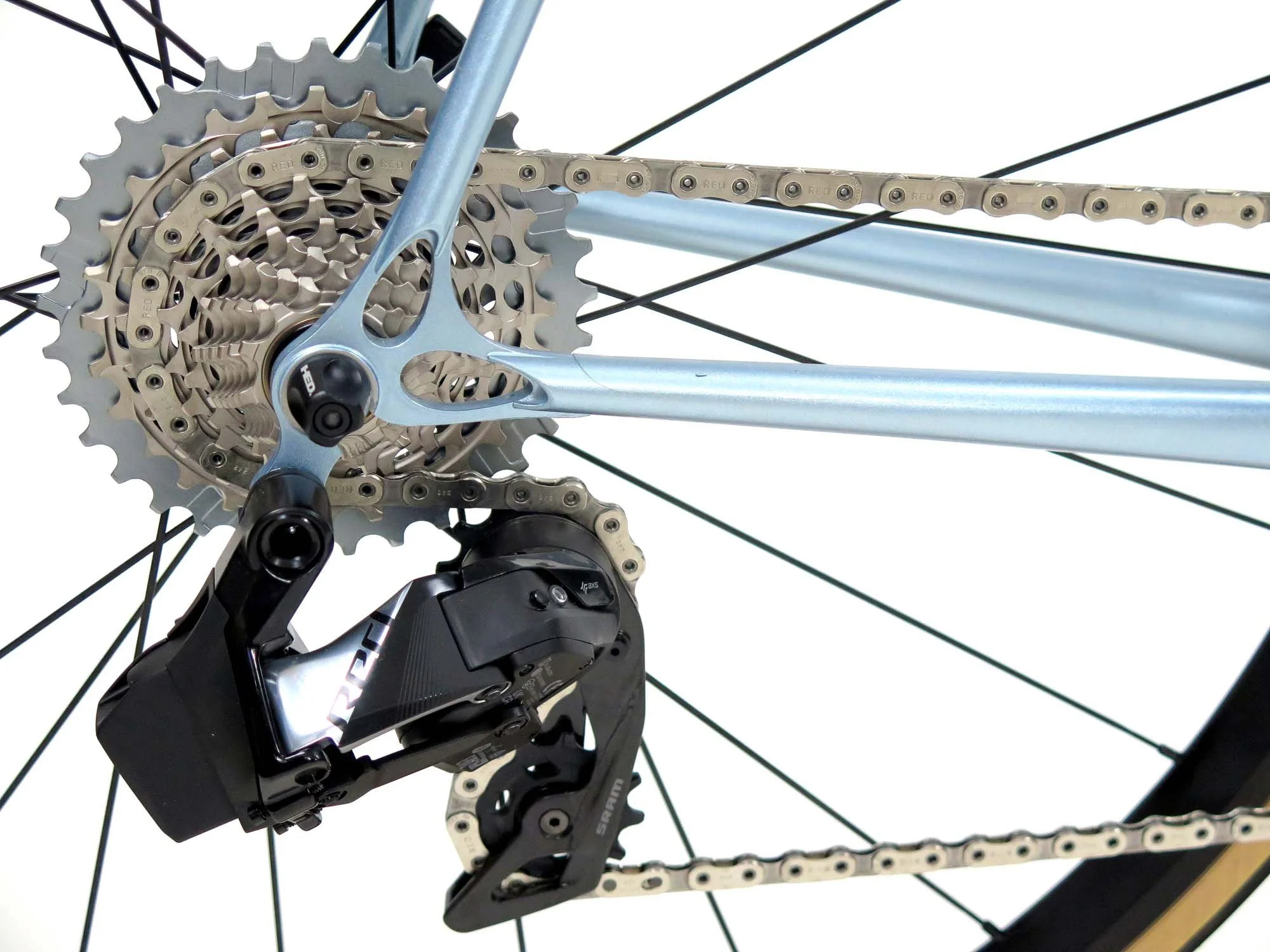  My signature Ellis stainless dropouts look even nicer without any cables obscuring them!   