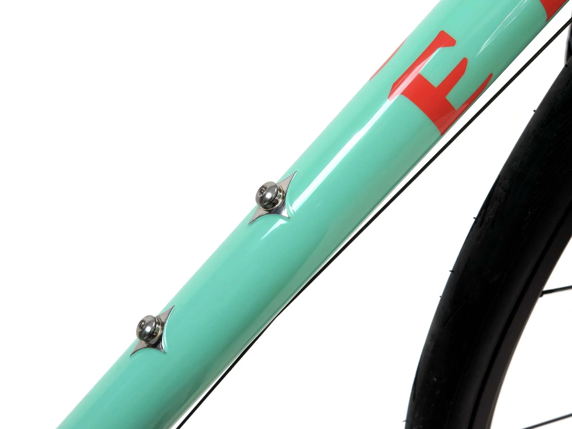  Even the waterbottle mounts get stainless reinforcing stars.   