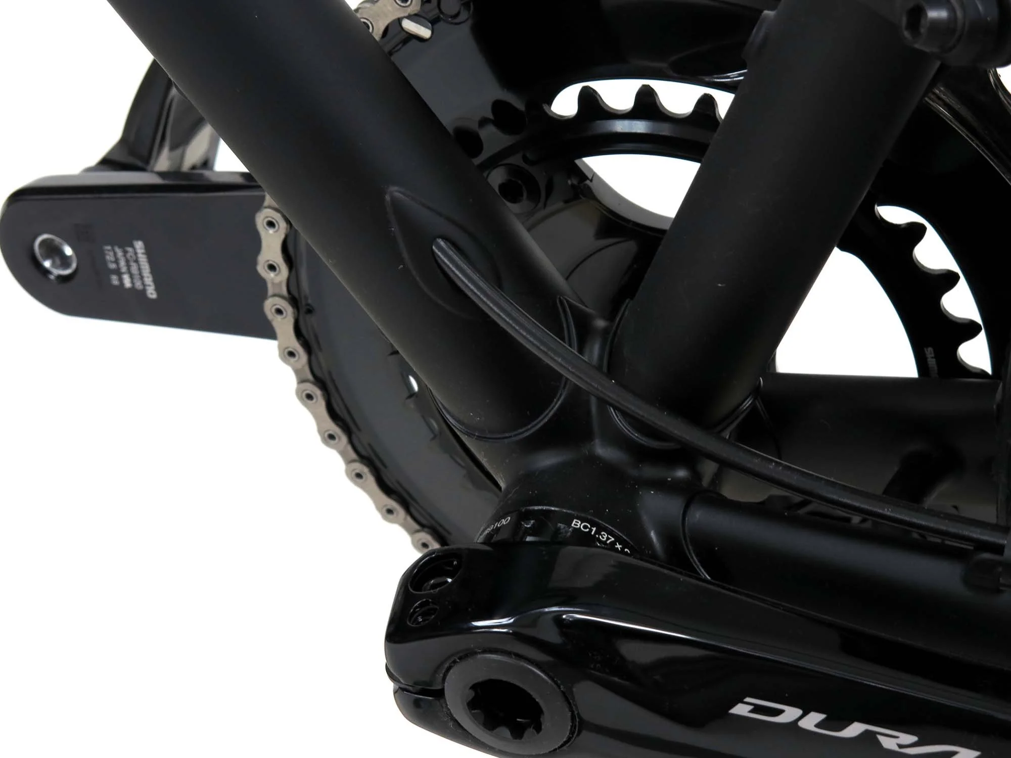  Super clean internal routing for the rear brake line.   