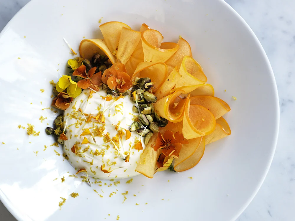 Breakfast yoguet eddible flowers.jpg