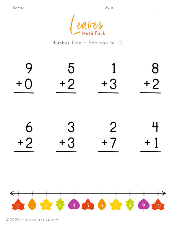 5 - Number Line - Addition to 10 - 1 of 4 Vertical.jpg
