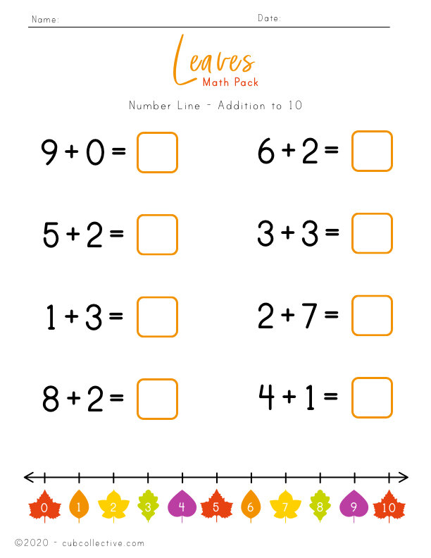 1 - Number Line - Addition to 10 - 1 of 4.jpg