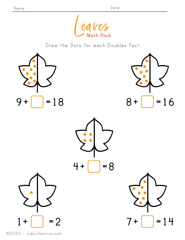 19 - Addition Doubles Worksheet 2 of 2.jpg