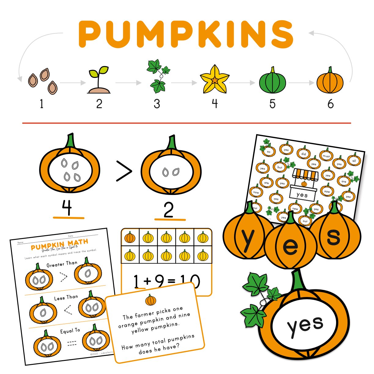 Pumpkins Unit Study Lesson Plan