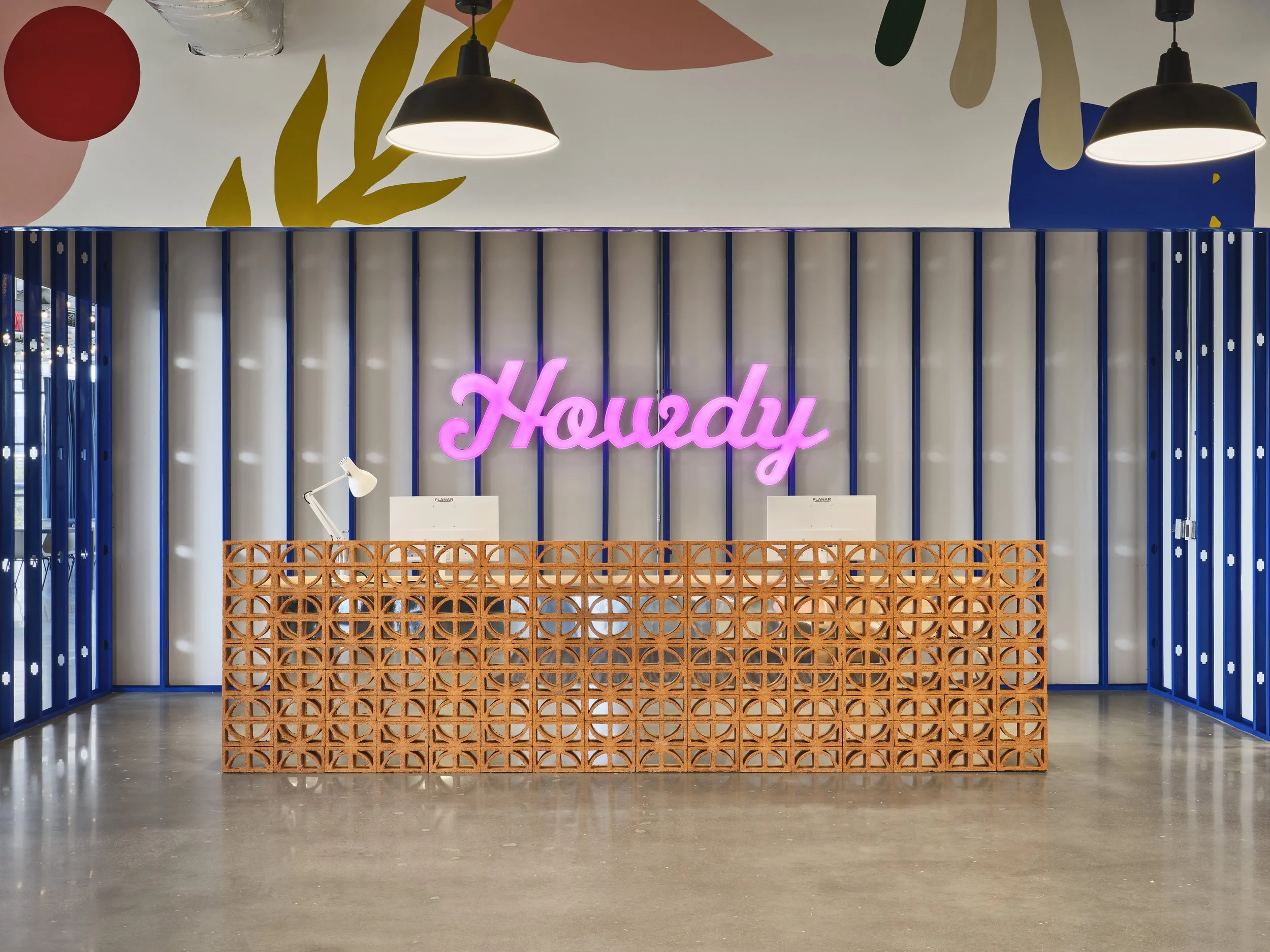  Signage and environmental graphics for Education First's Austin office. 