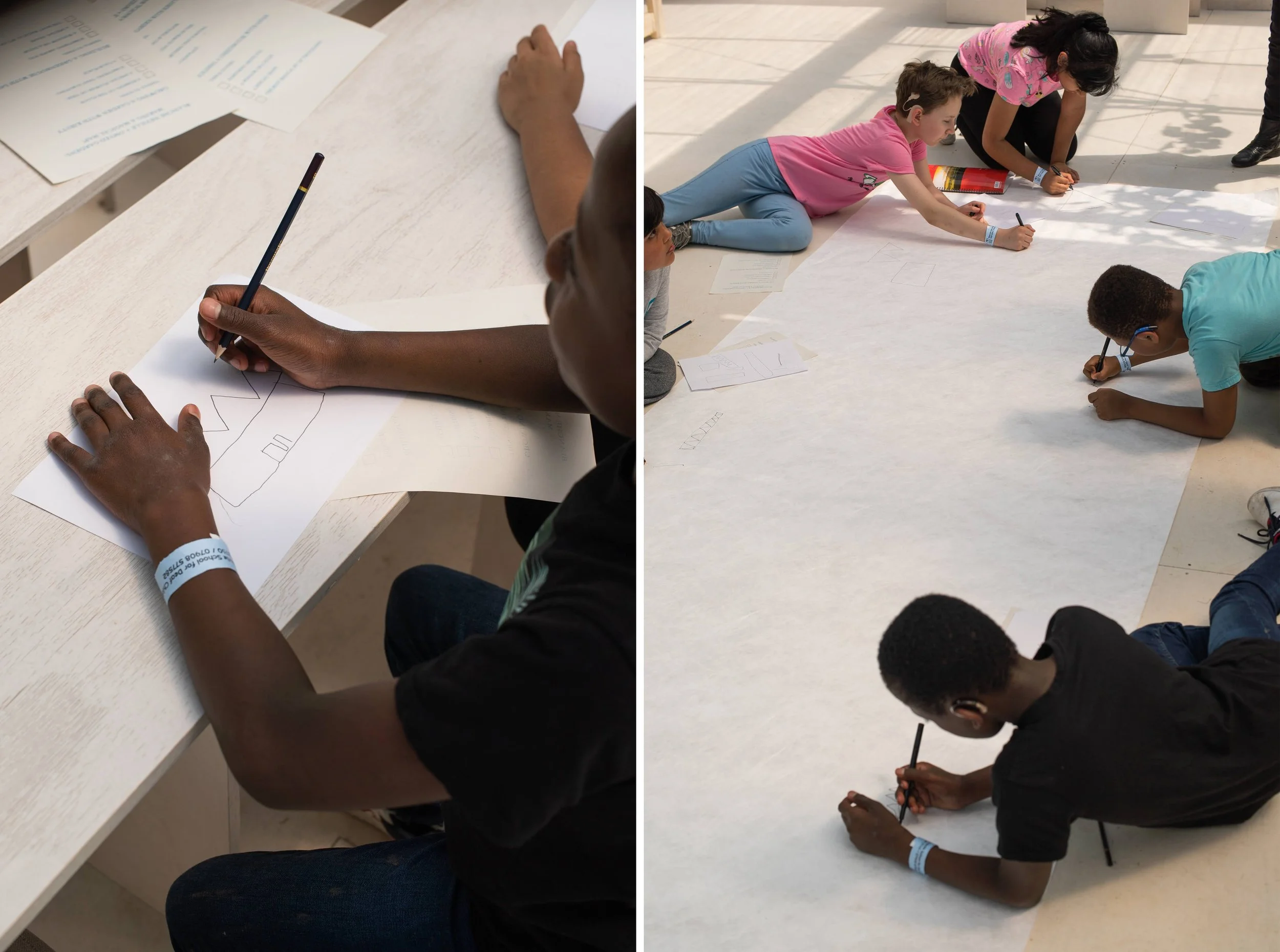    As part of the Cartographies of the Imagination festival of drawing, a series of workshops invited school children and youth groups, art and architecture students, artists, makers, growers and other creatives to participate in a giant collaborativ