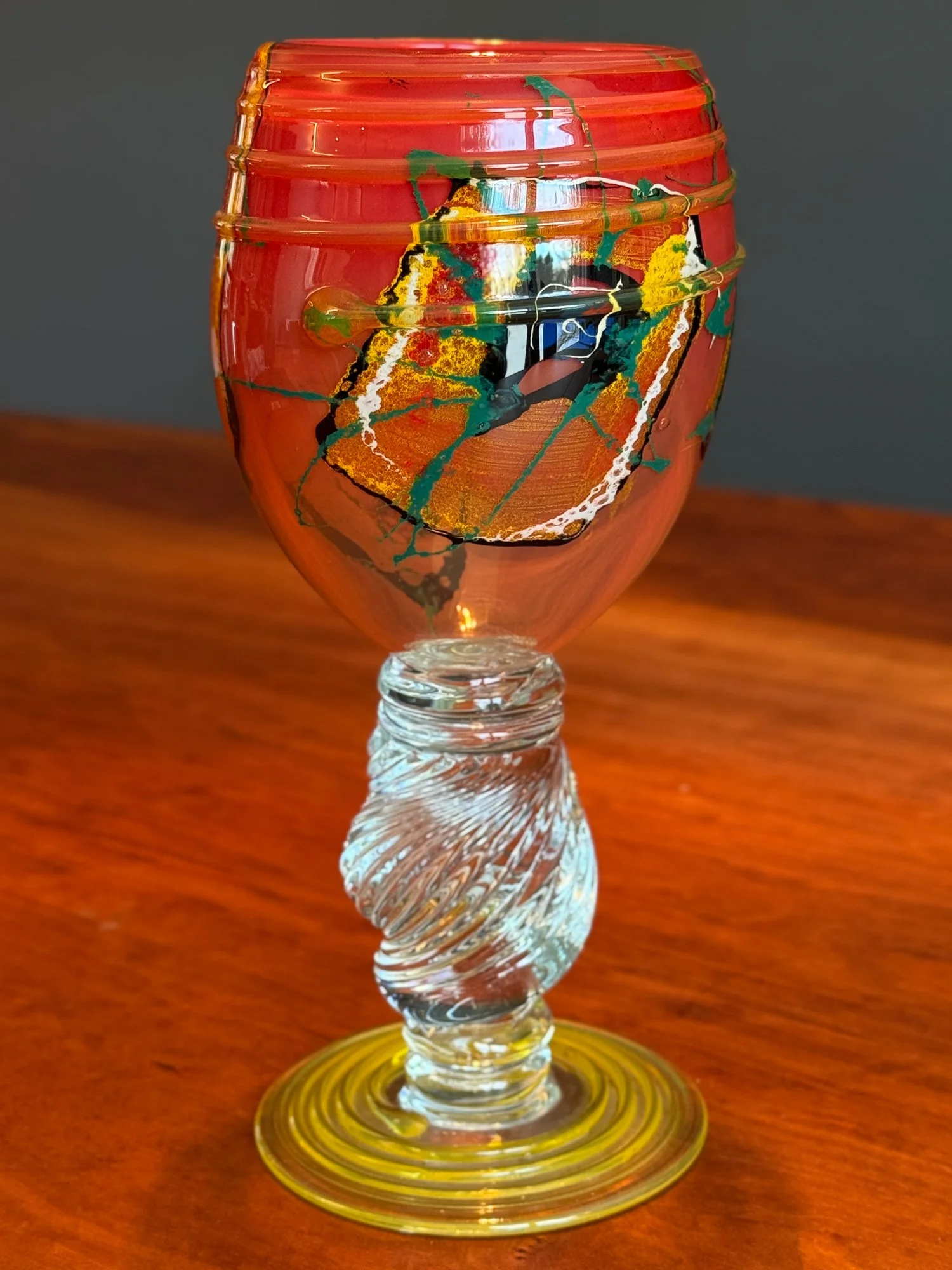Glass Goblet by Esther Cohen-Eskin