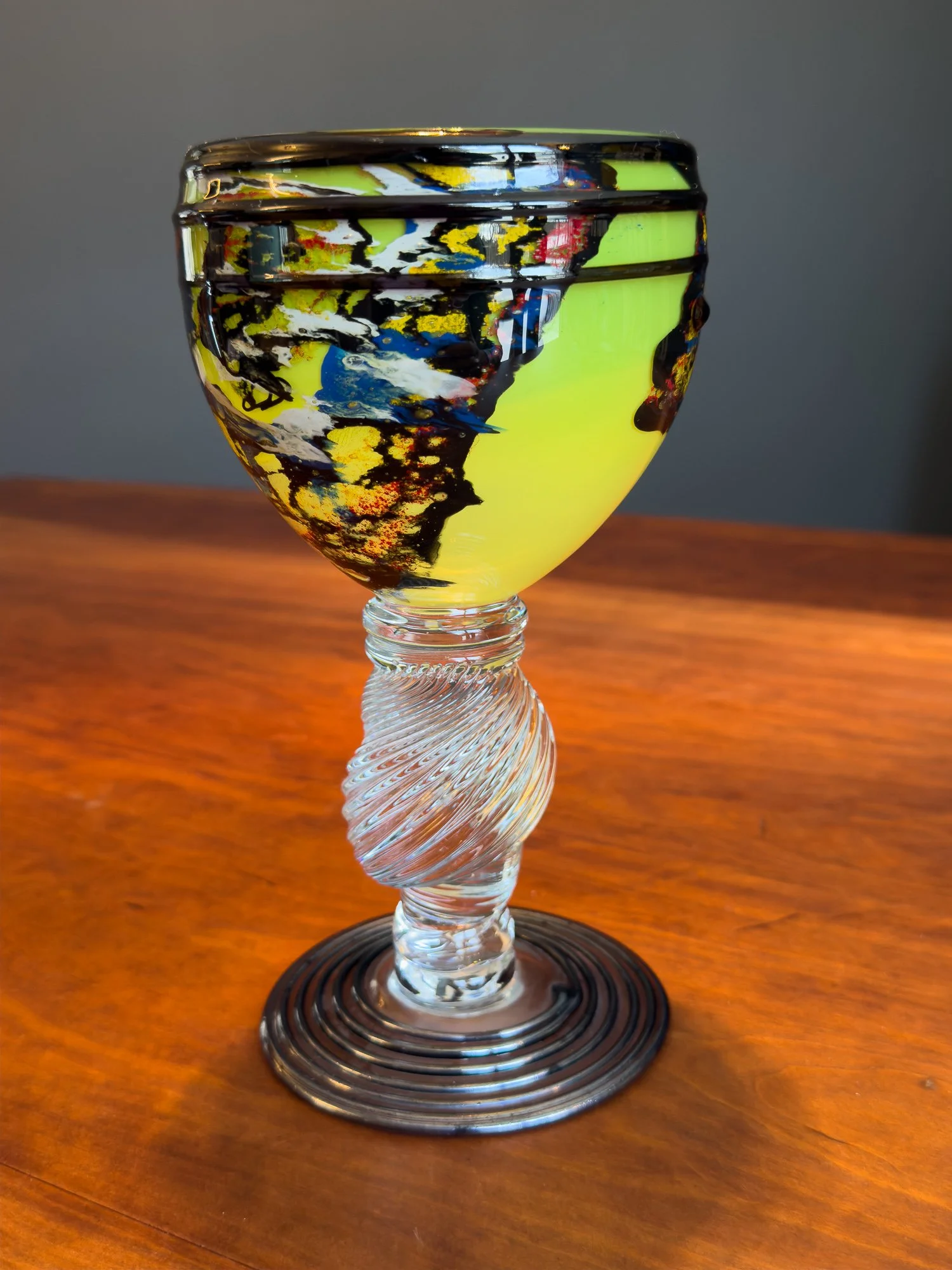 Glass Goblet by Esther Cohen-Eskin