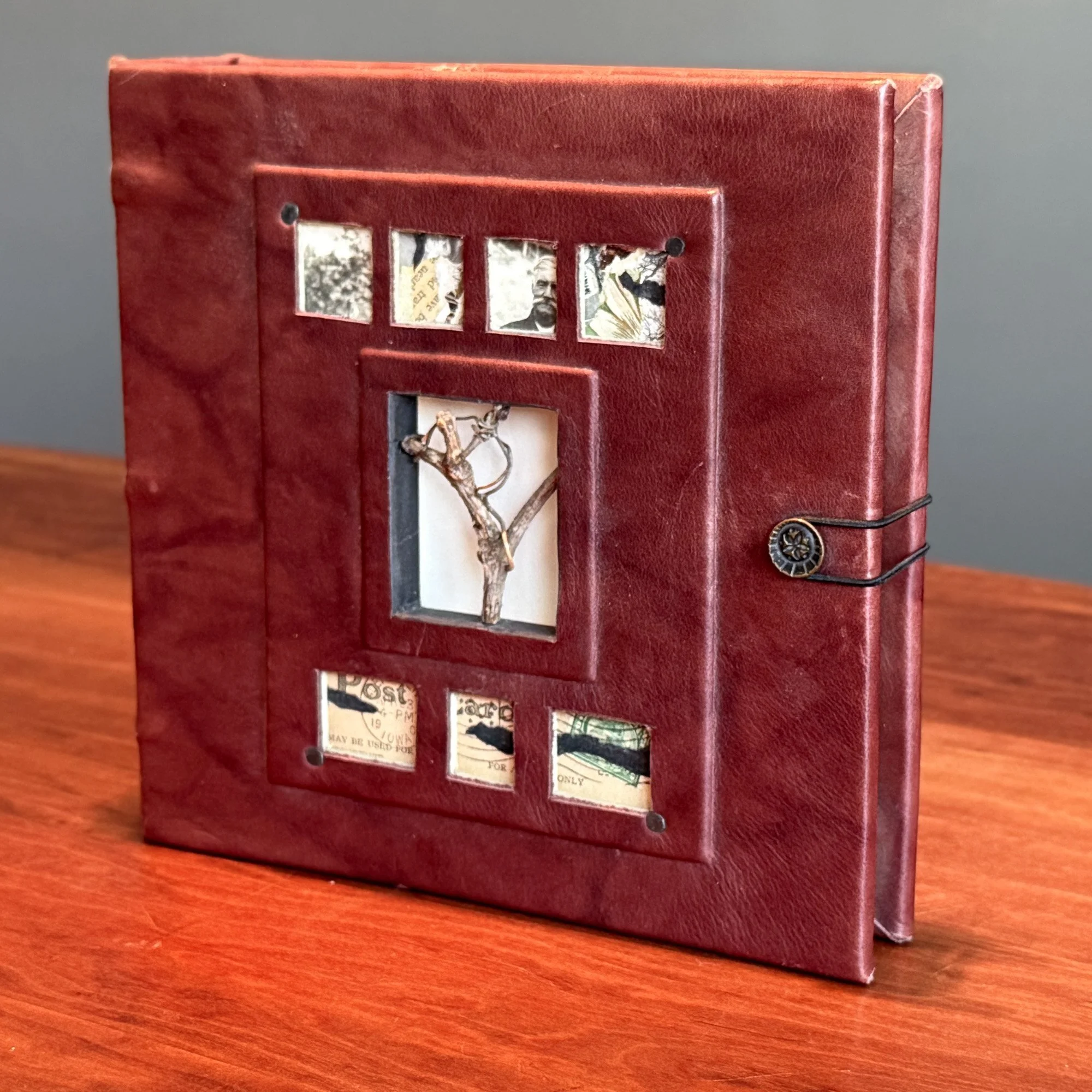 Leatherbound handmade book by Indigo Arts