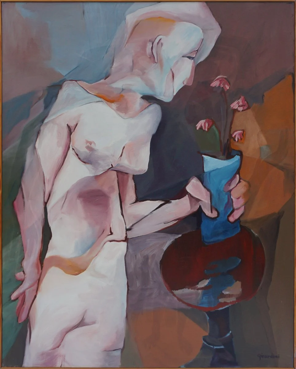 Woman With Flowers