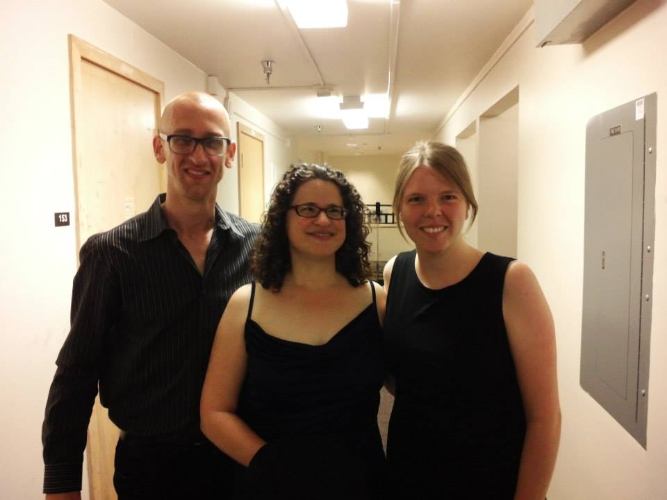  With Brian McWhorter and Idit Shner of  Beta Collide  after the premiere of "Miniature March." 