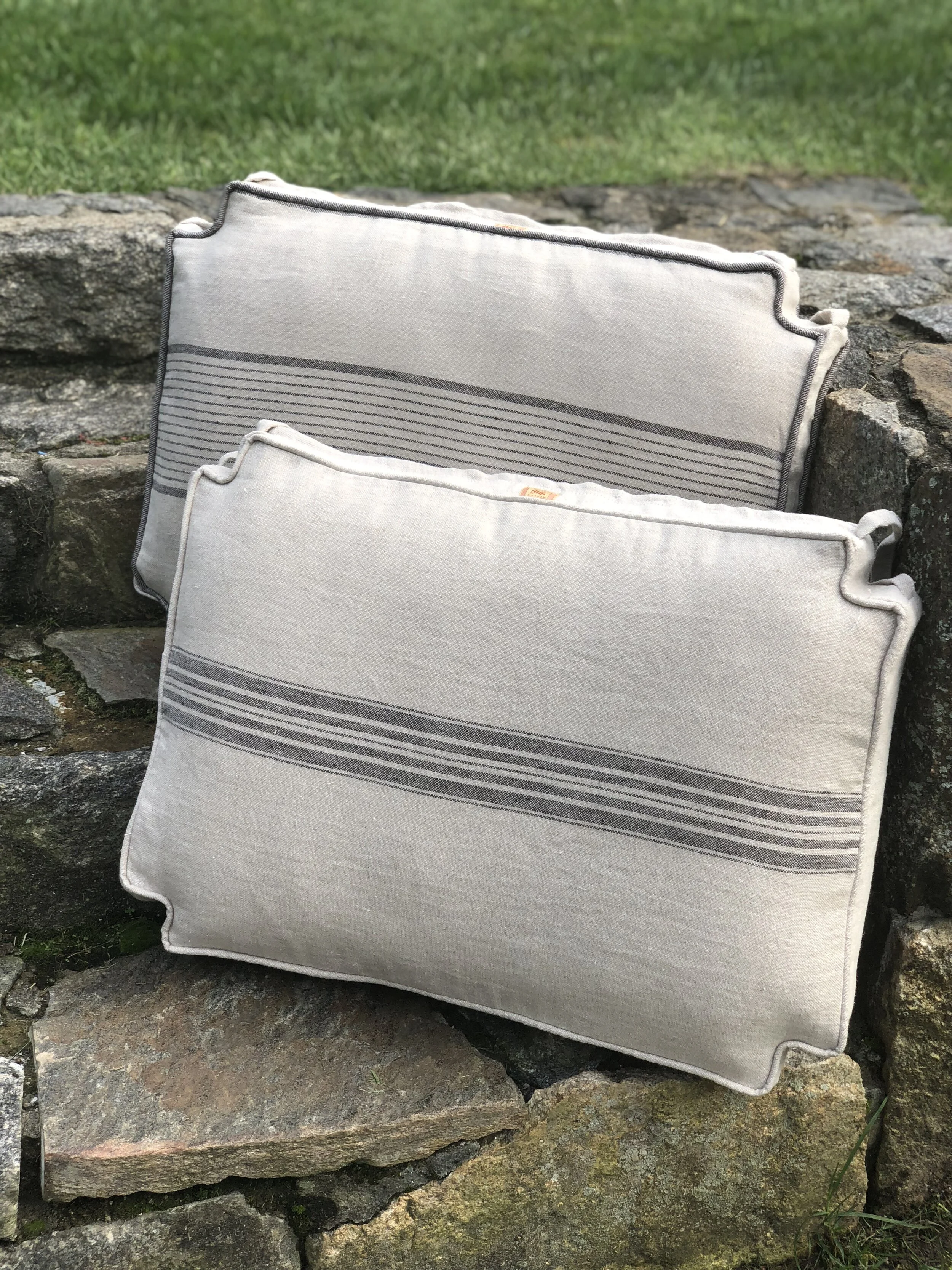 Neely's Nest linen dog bed covers