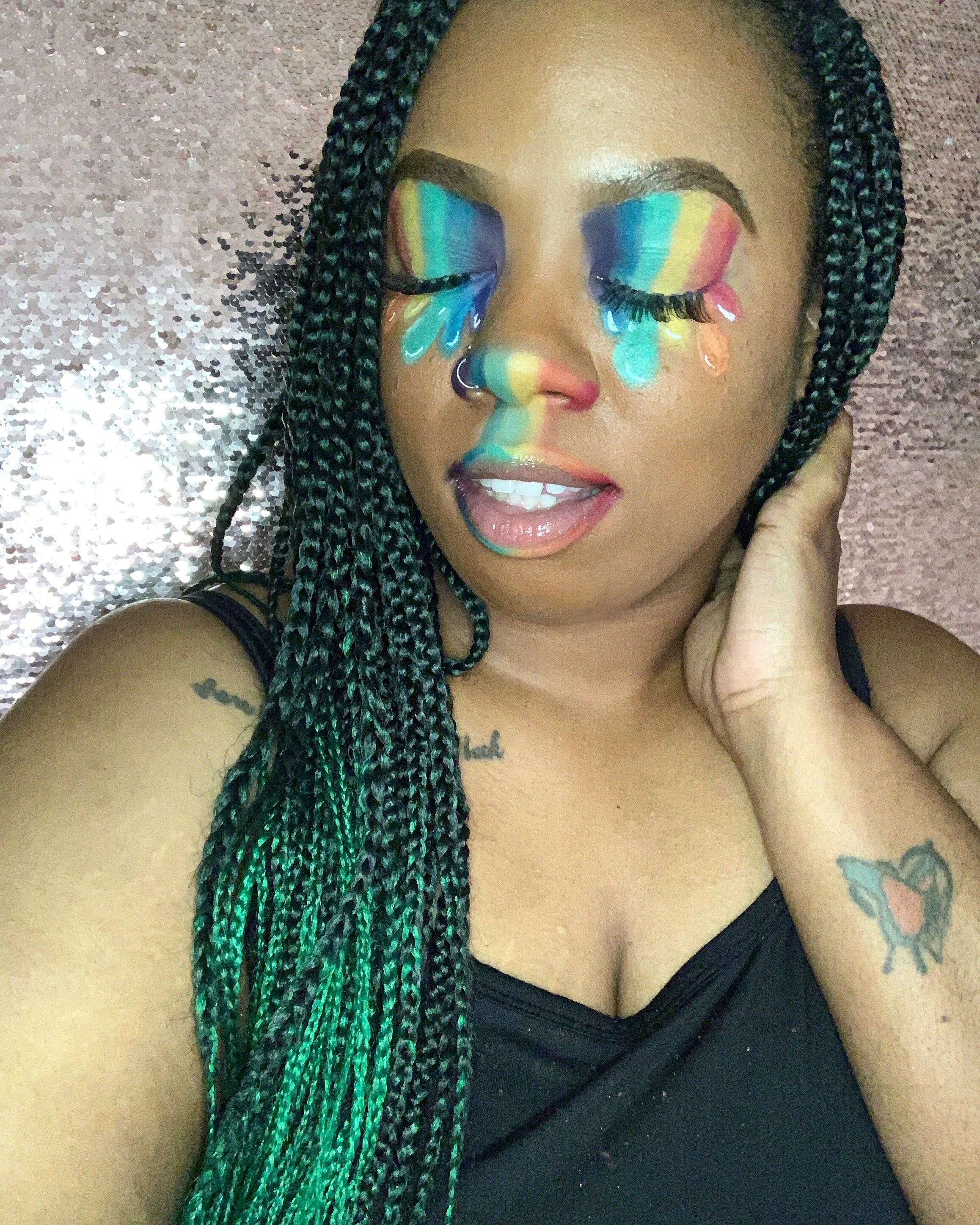 Rainbow Drip Makeup Tutorial — Tiff Perkins