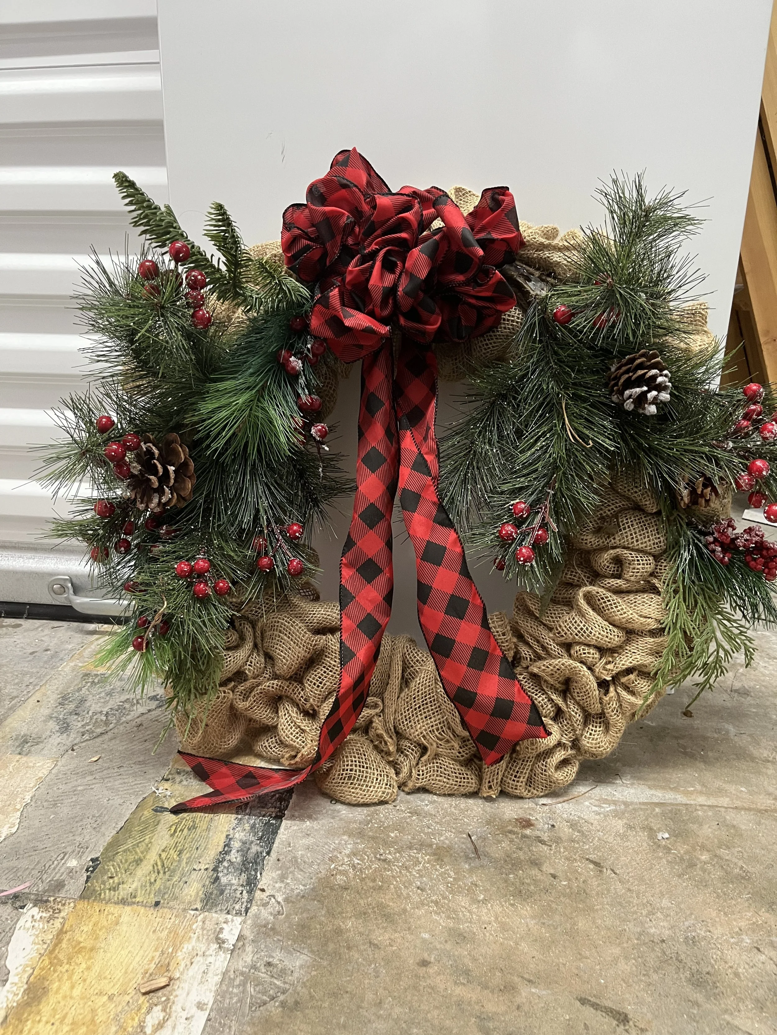 Lux  Rustic Winter Wreath