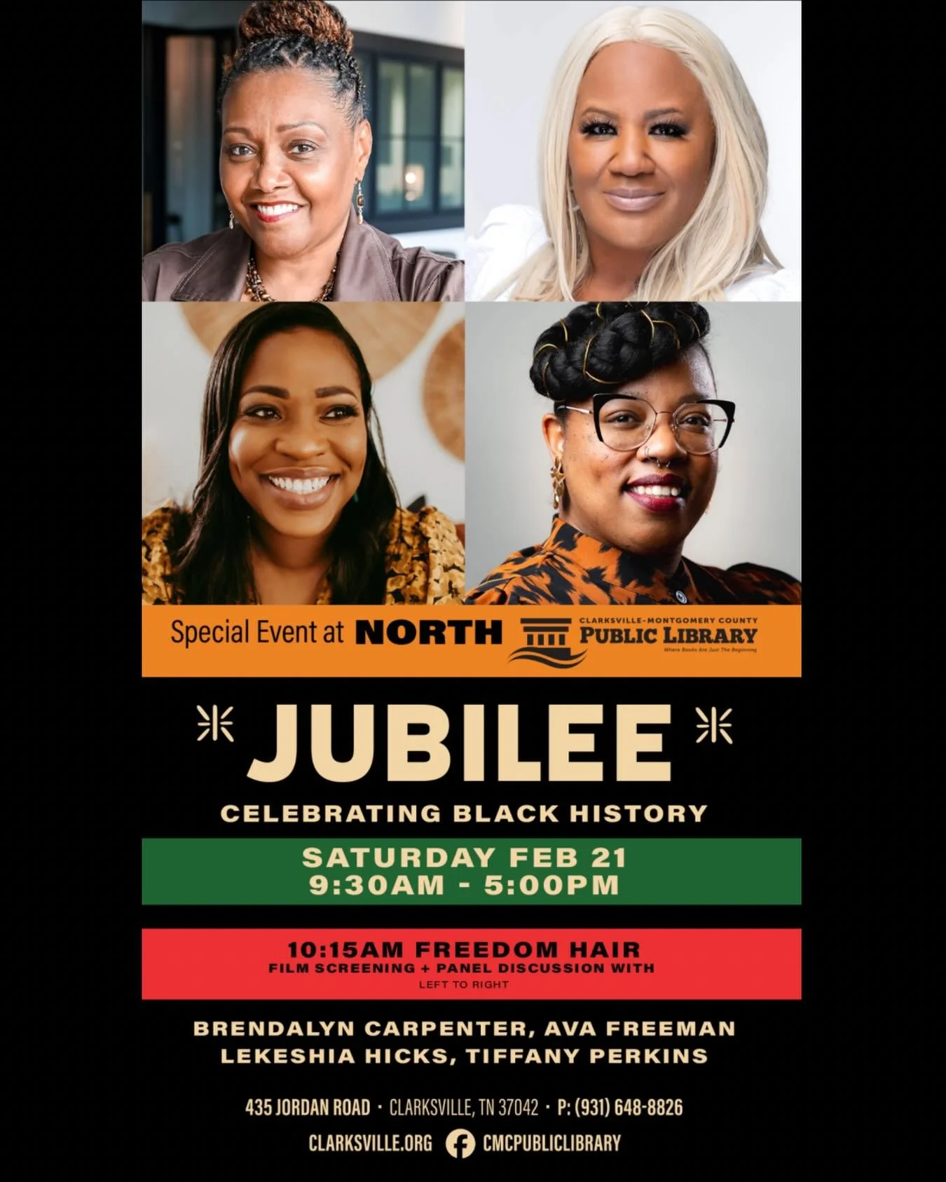 As part of their Jubilee: Celebrating Black History, the Montgomery County Public Library (@cmcpubliclibrary ) will have a special screening of the movie &ldquo;Freedom Hair.&rdquo; This inspiring drama is based on true events that follow a Black mot