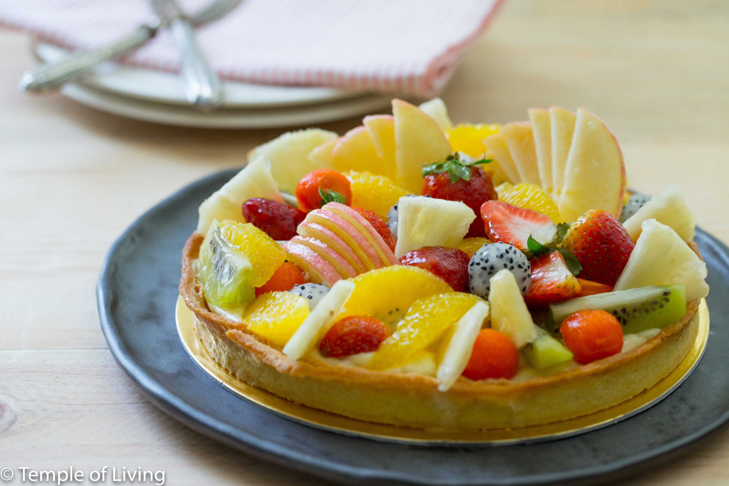 French Fruit Tart Dessert 