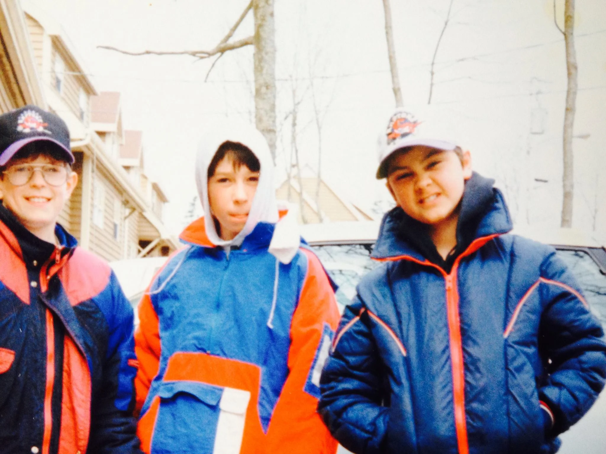 I (on the right) grew up 20 minutes outside of Halifax, Nova Scotia, Canada.