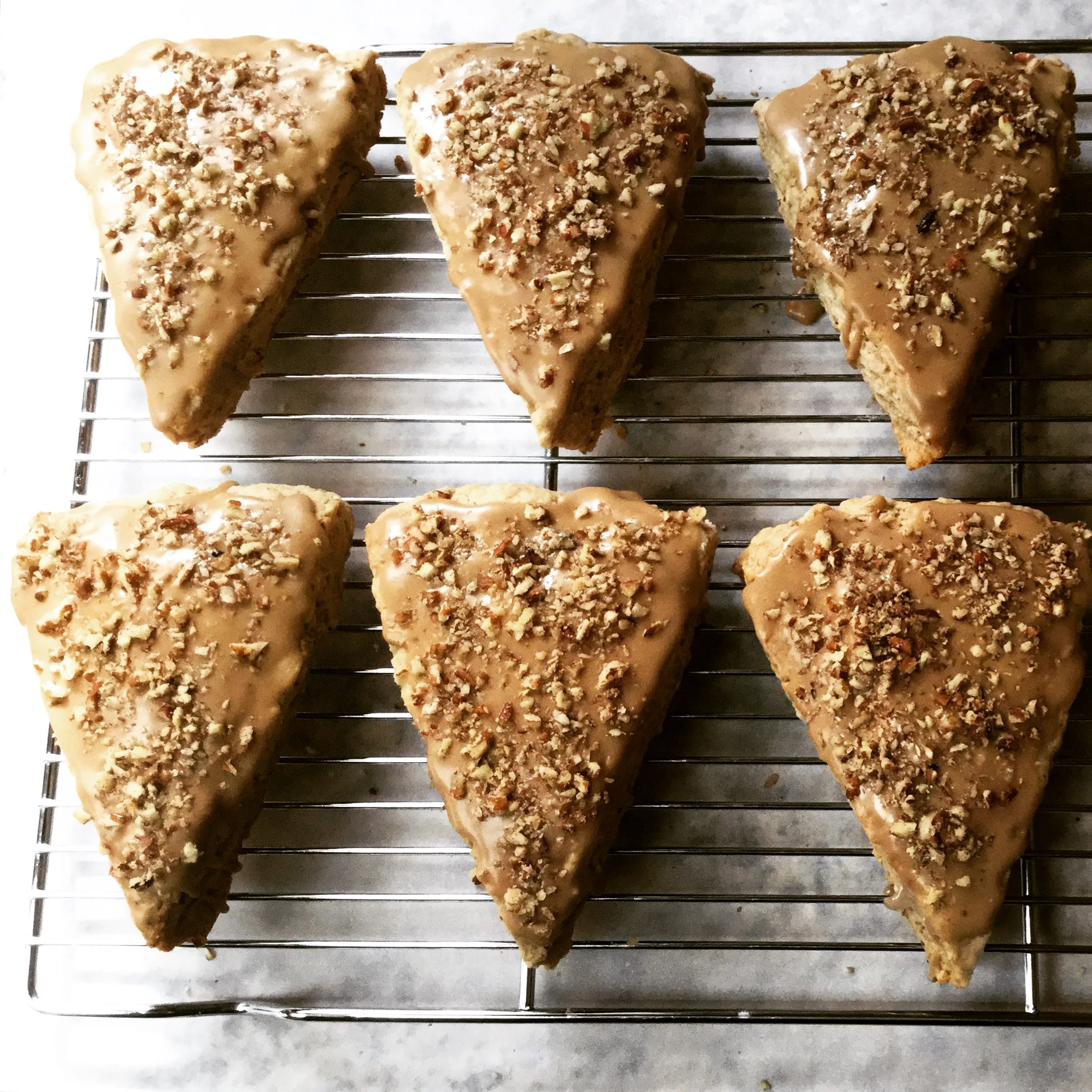 Maple Oat Nut Scones
