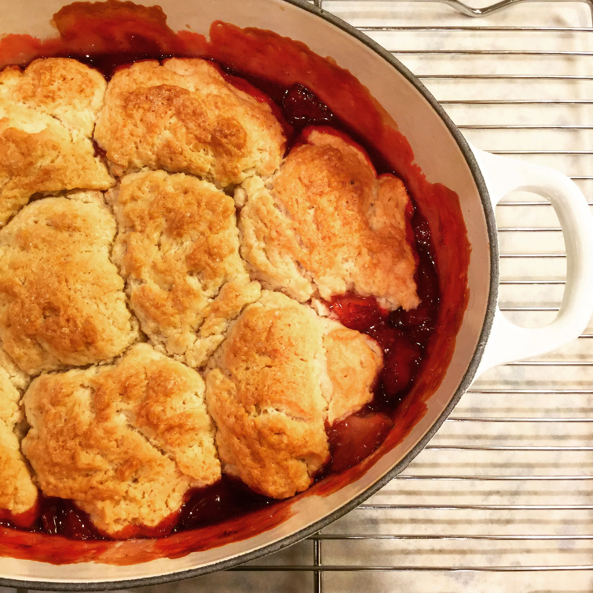 Strawberry Cobbler