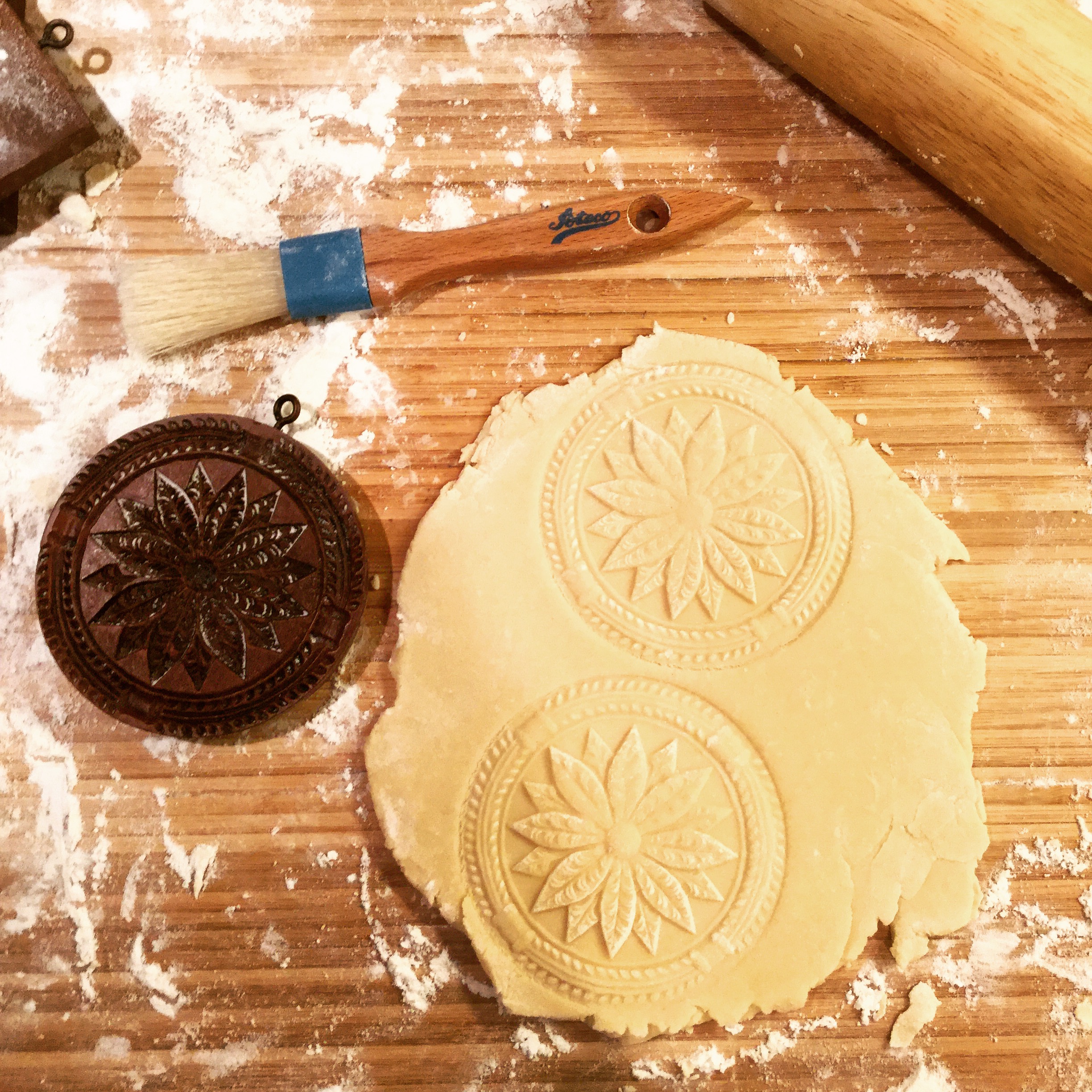 Holiday Springerle In Process