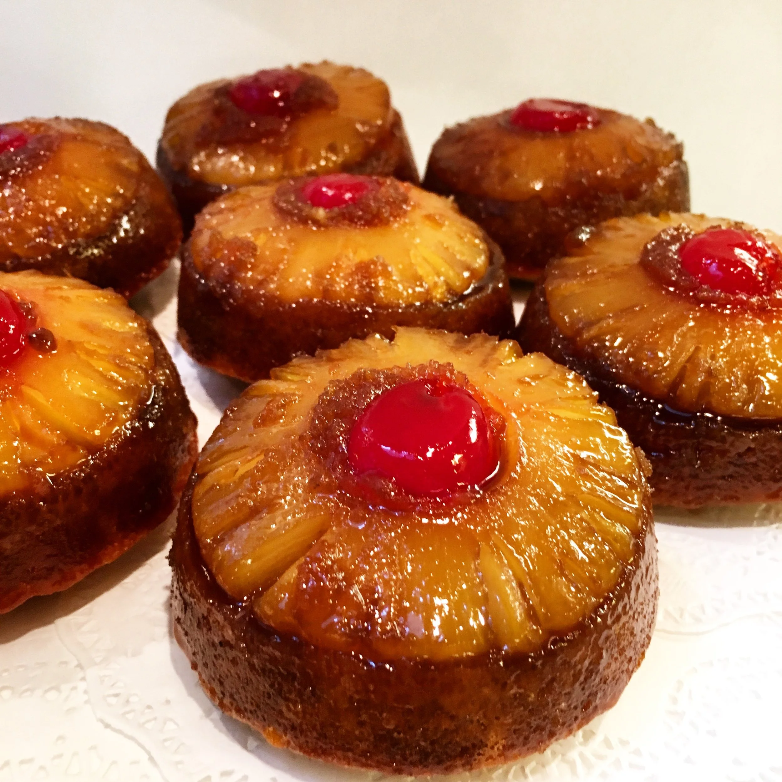 Mini Pineapple Upside Down Cakes